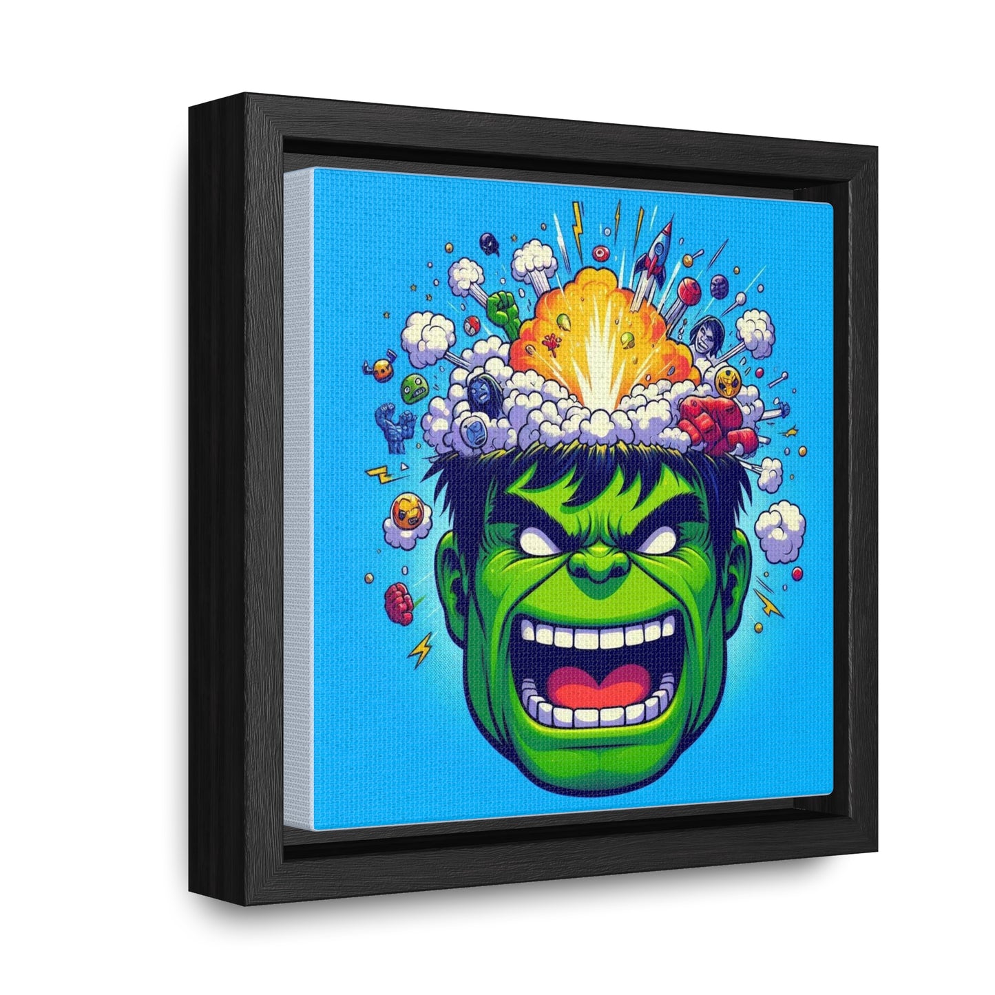 Hulk Pop Canvas Square Frame