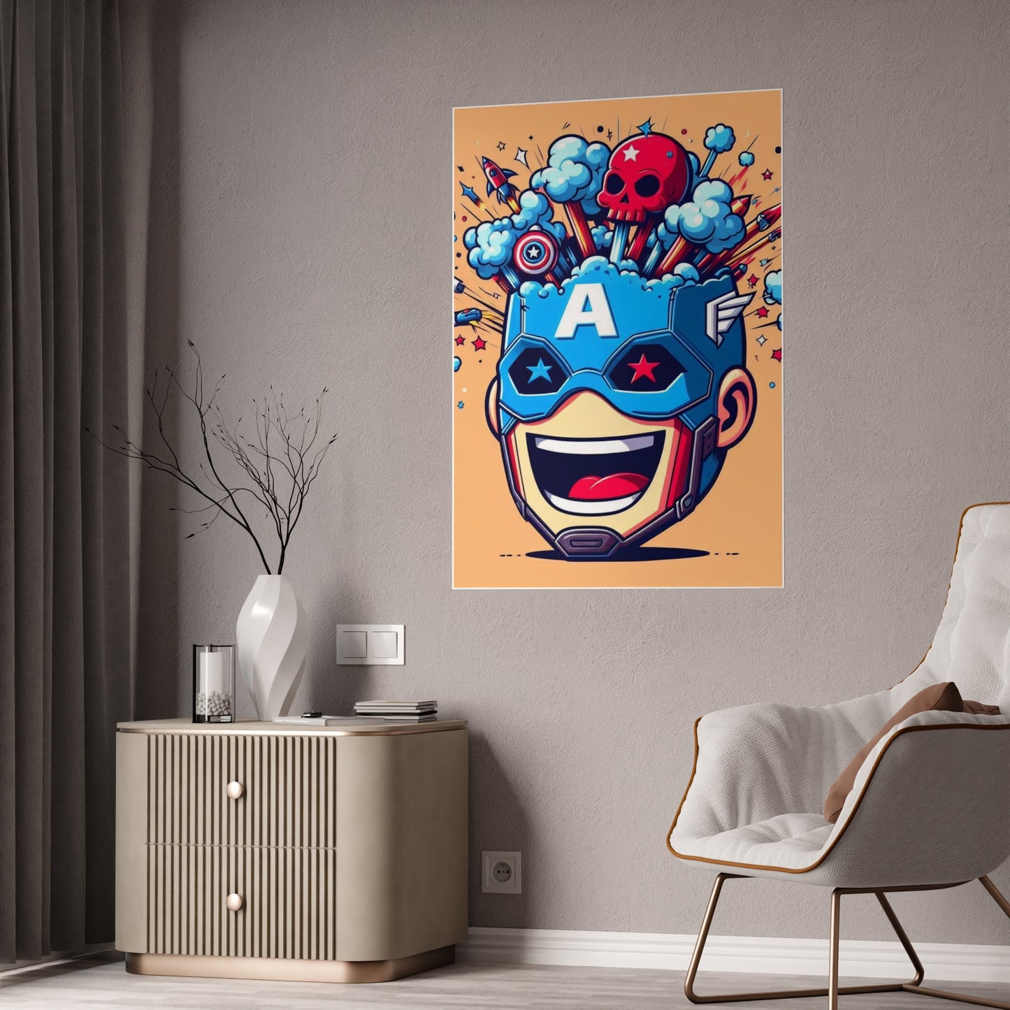 Captain America Pop Gloss Posters