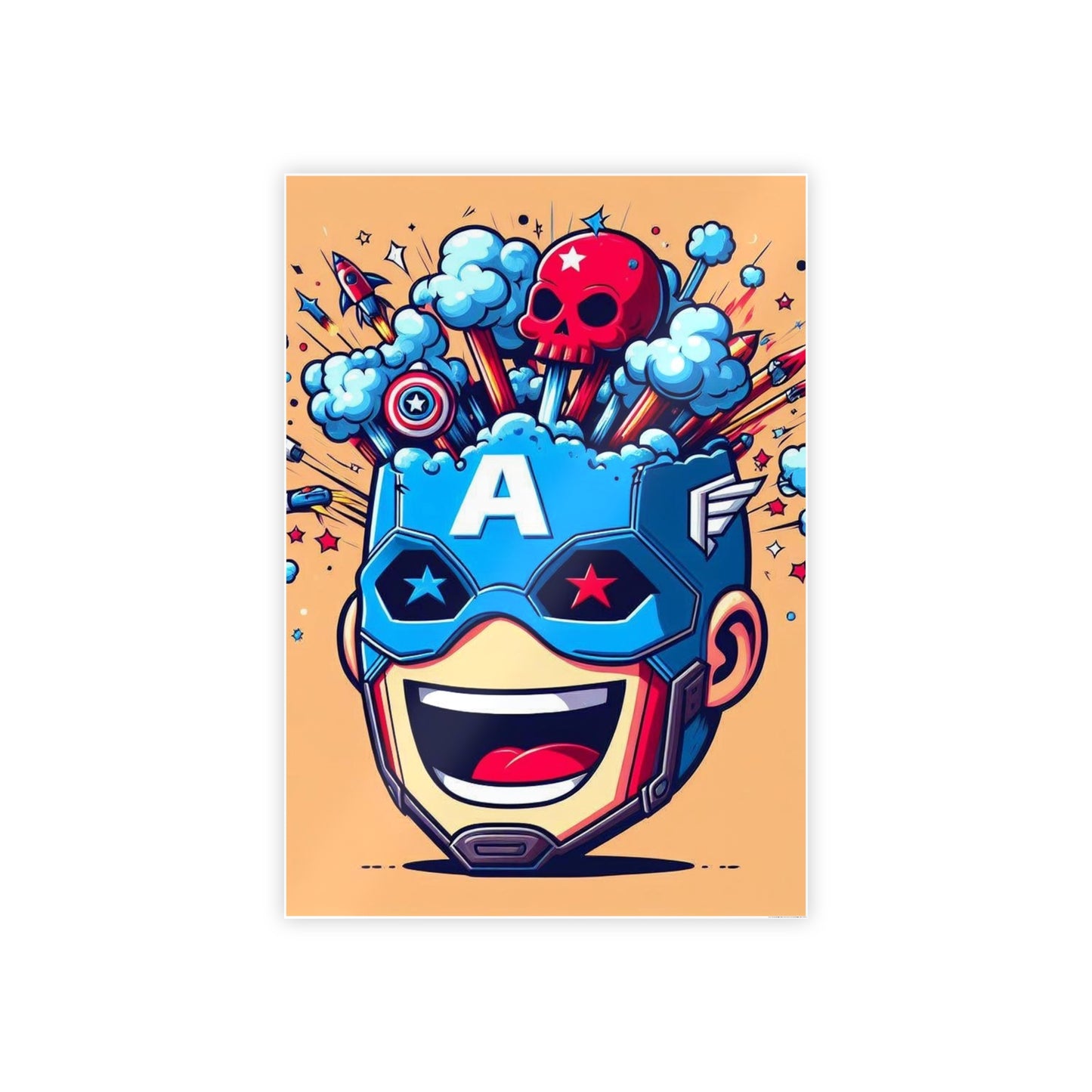 Captain America Pop Gloss Posters