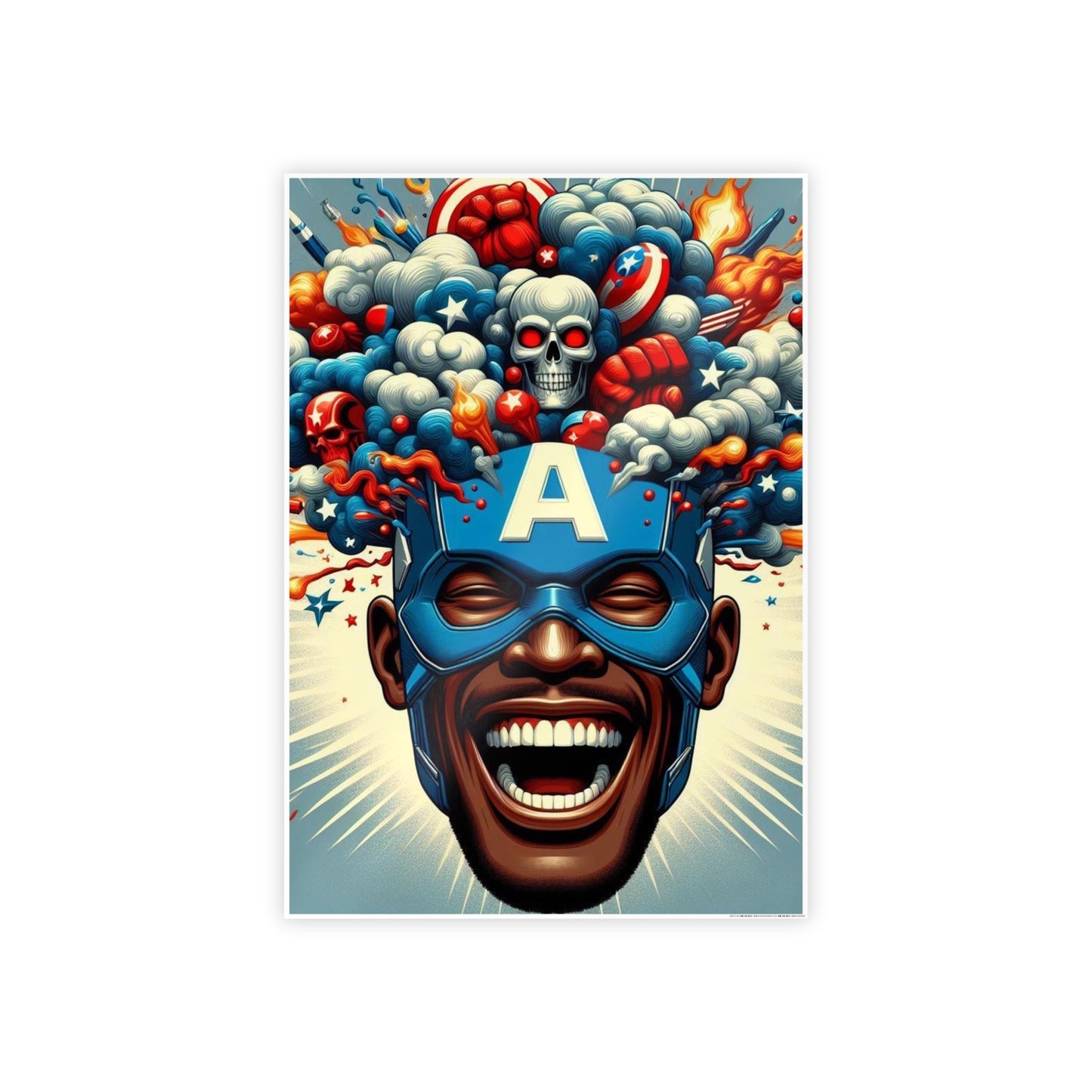 Sam Wilson Captain America Gloss Posters