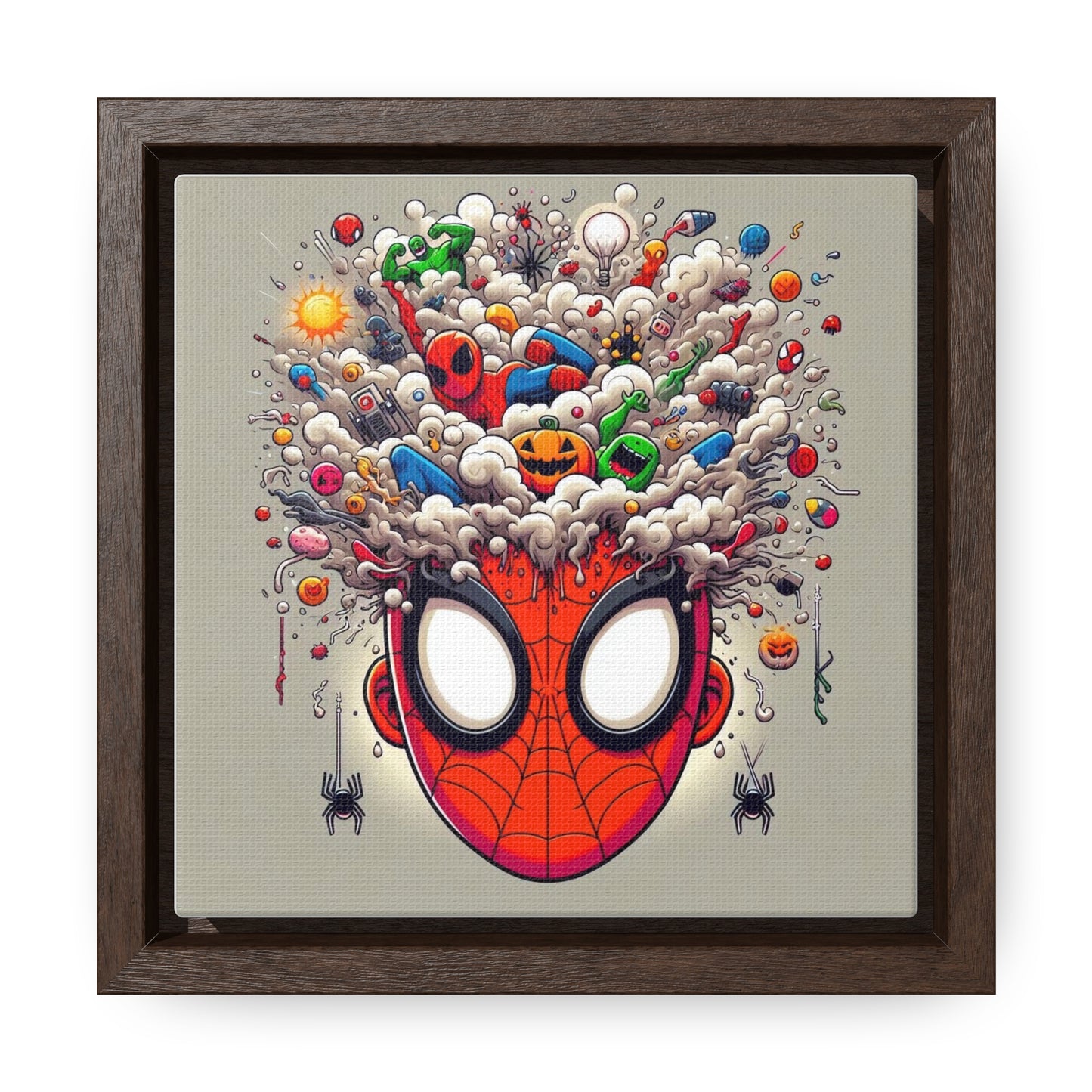Spidey Pop Canvas Square Frame