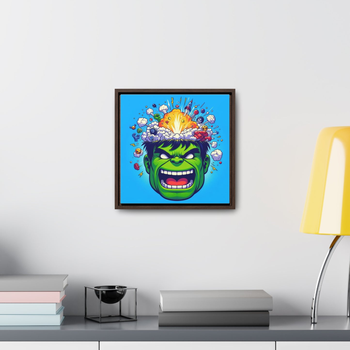 Hulk Pop Canvas Square Frame