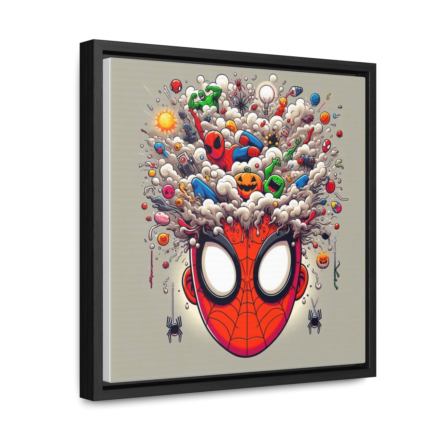 Spidey Pop Canvas Square Frame
