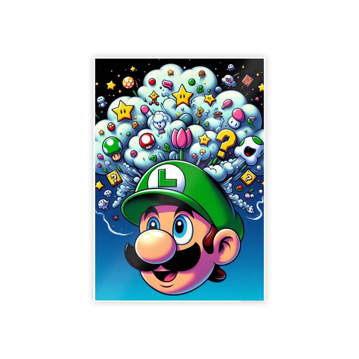 Luigi Pop Gloss Posters