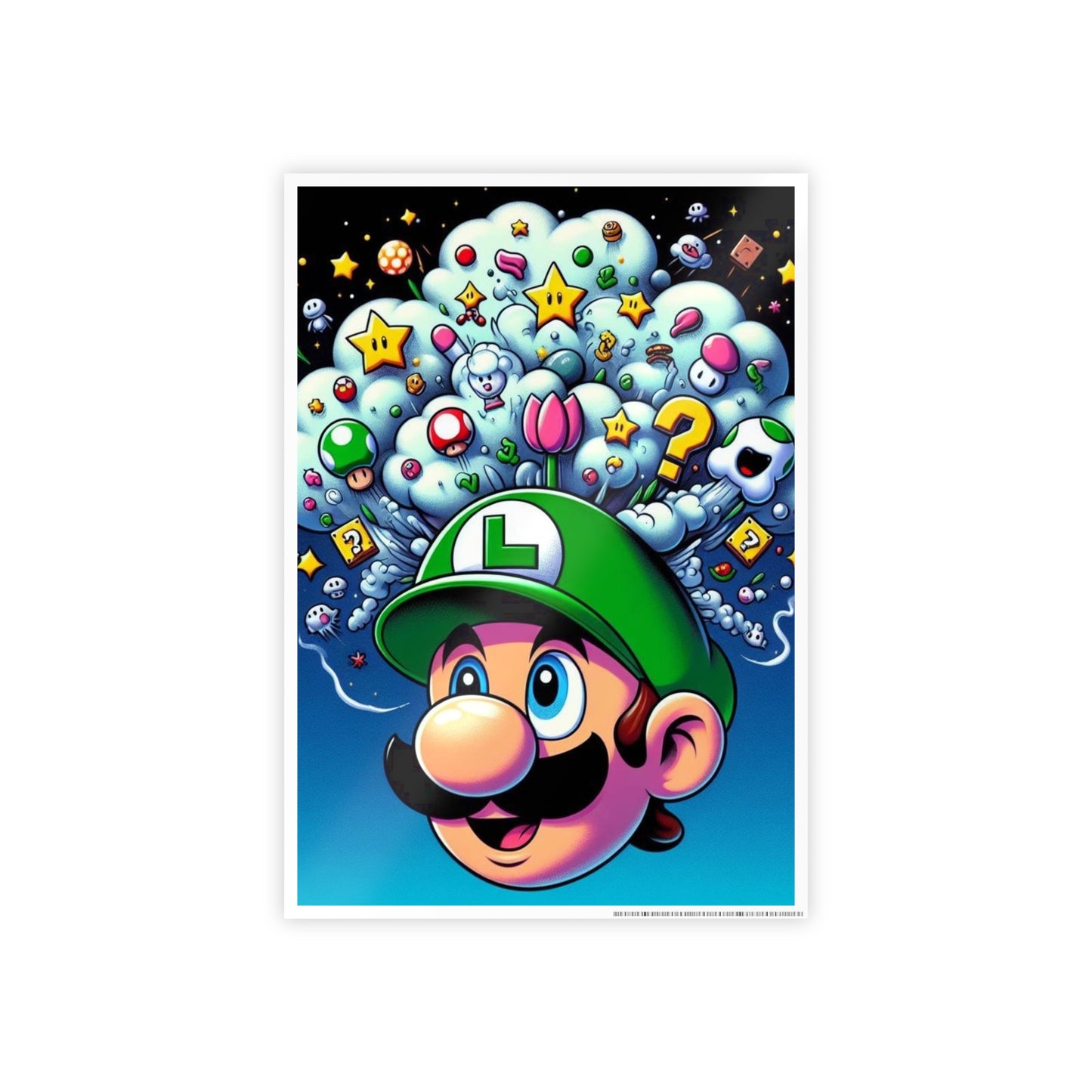 Luigi Pop Gloss Posters