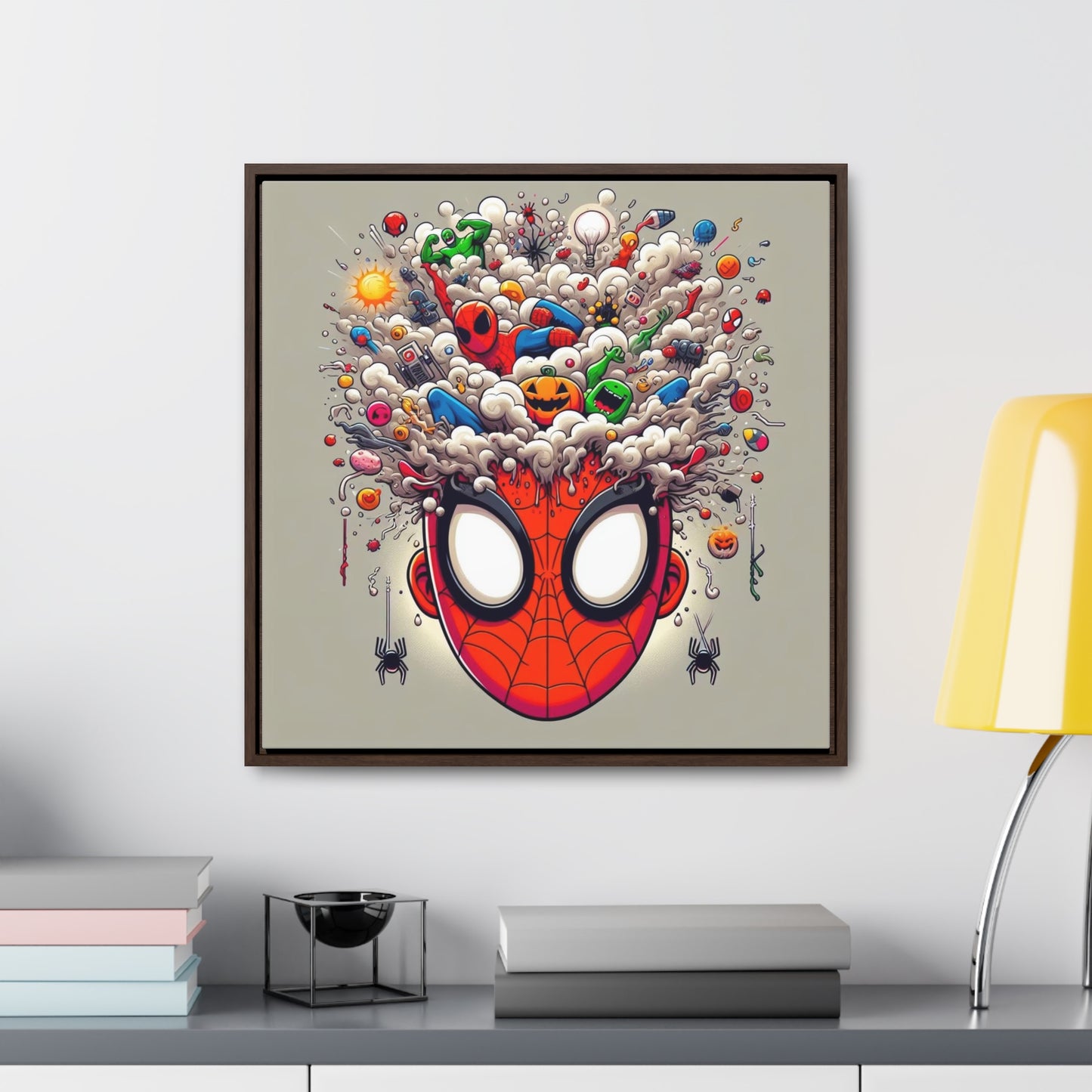 Spidey Pop Canvas Square Frame
