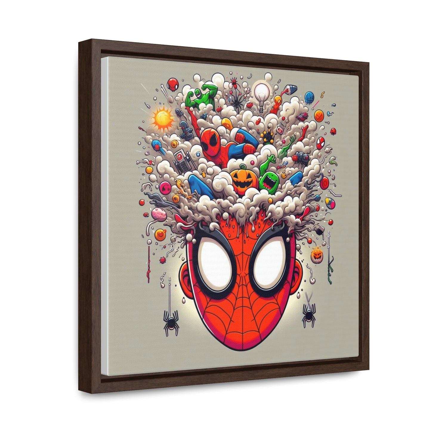 Spidey Pop Canvas Square Frame