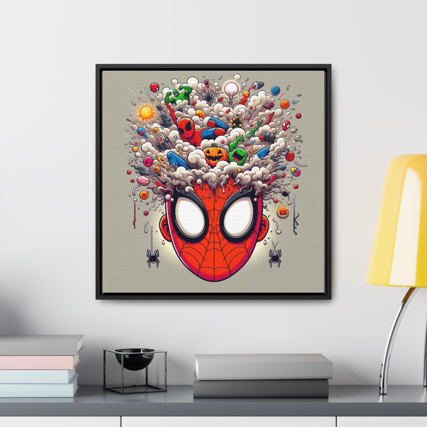 Spidey Pop Canvas Square Frame