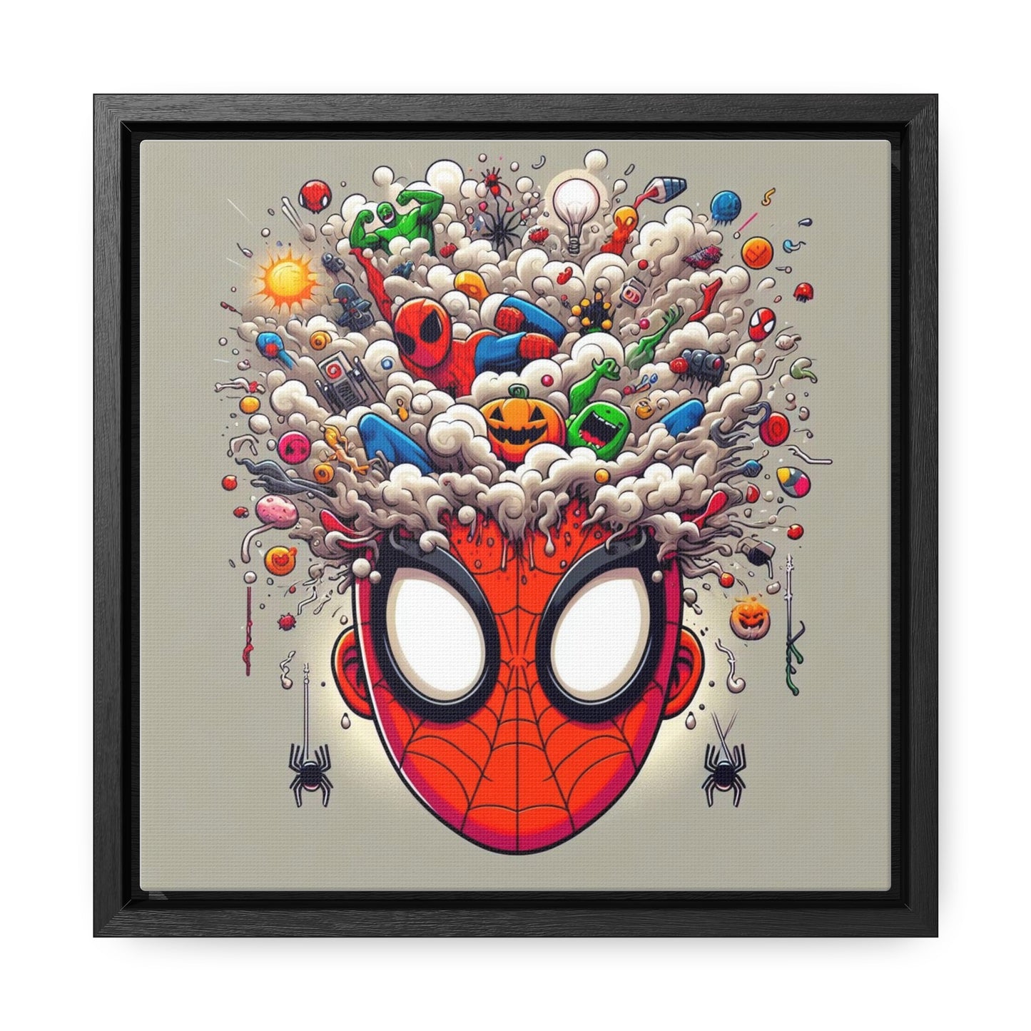 Spidey Pop Canvas Square Frame