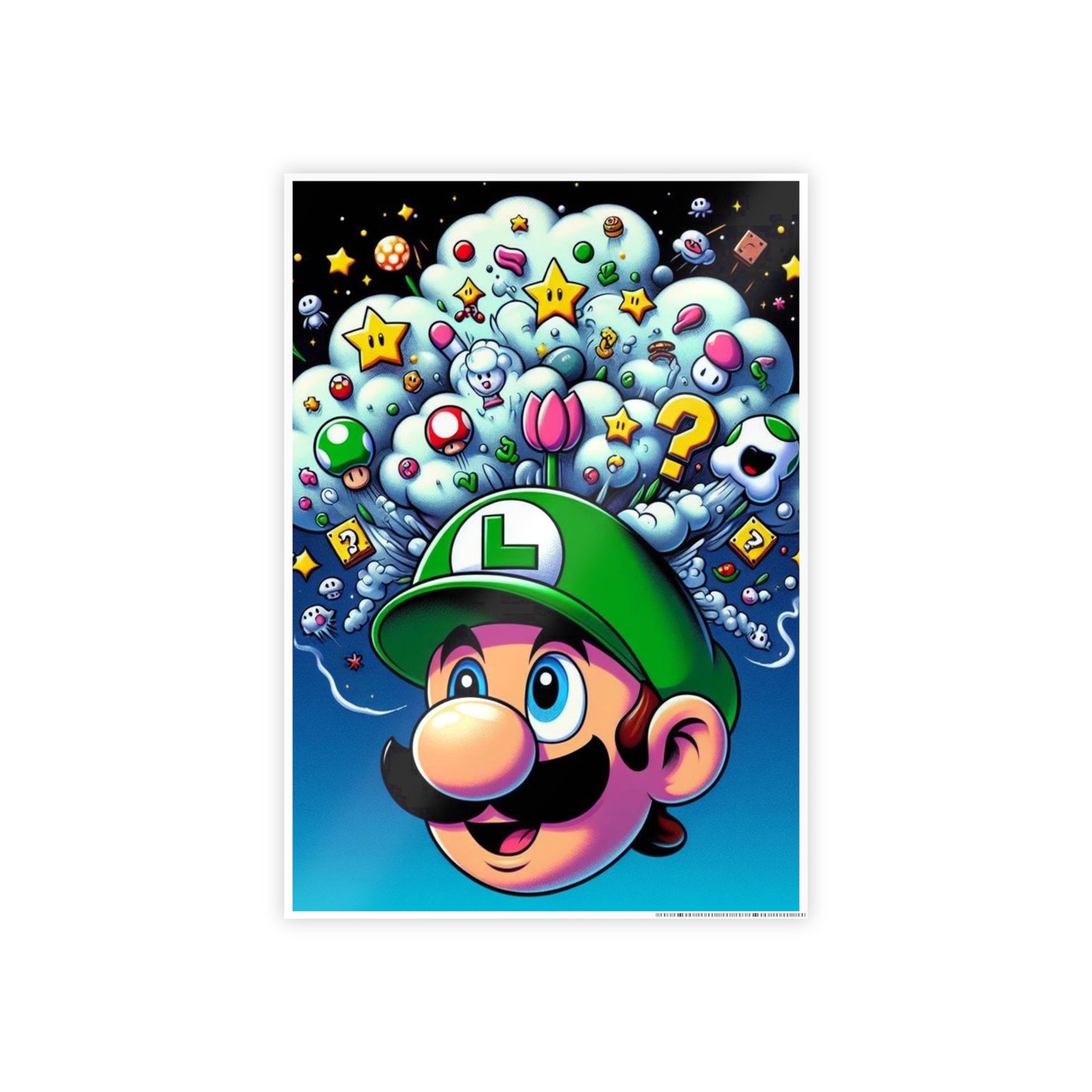 Luigi Pop Gloss Posters
