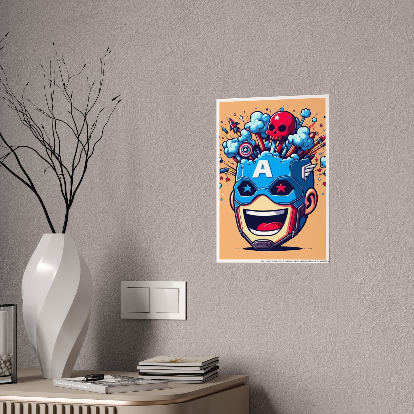 Captain America Pop Gloss Posters