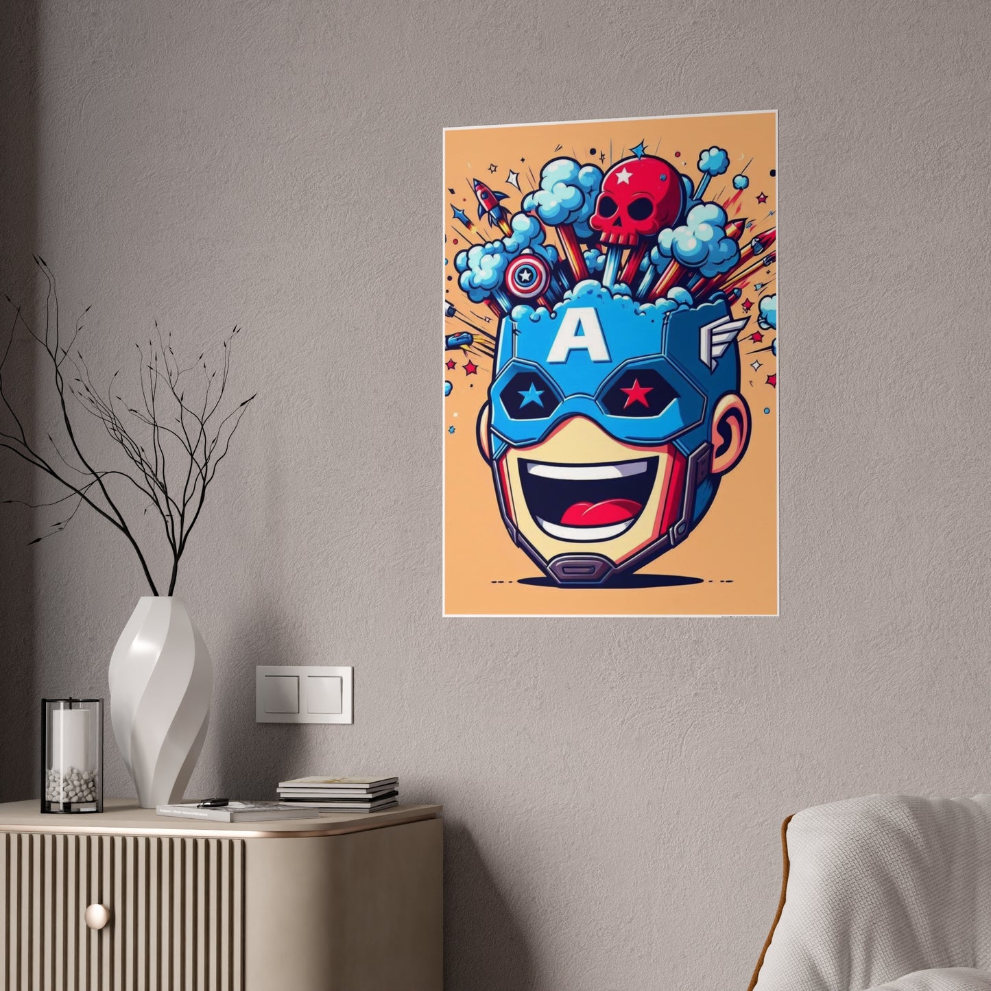 Captain America Pop Gloss Posters