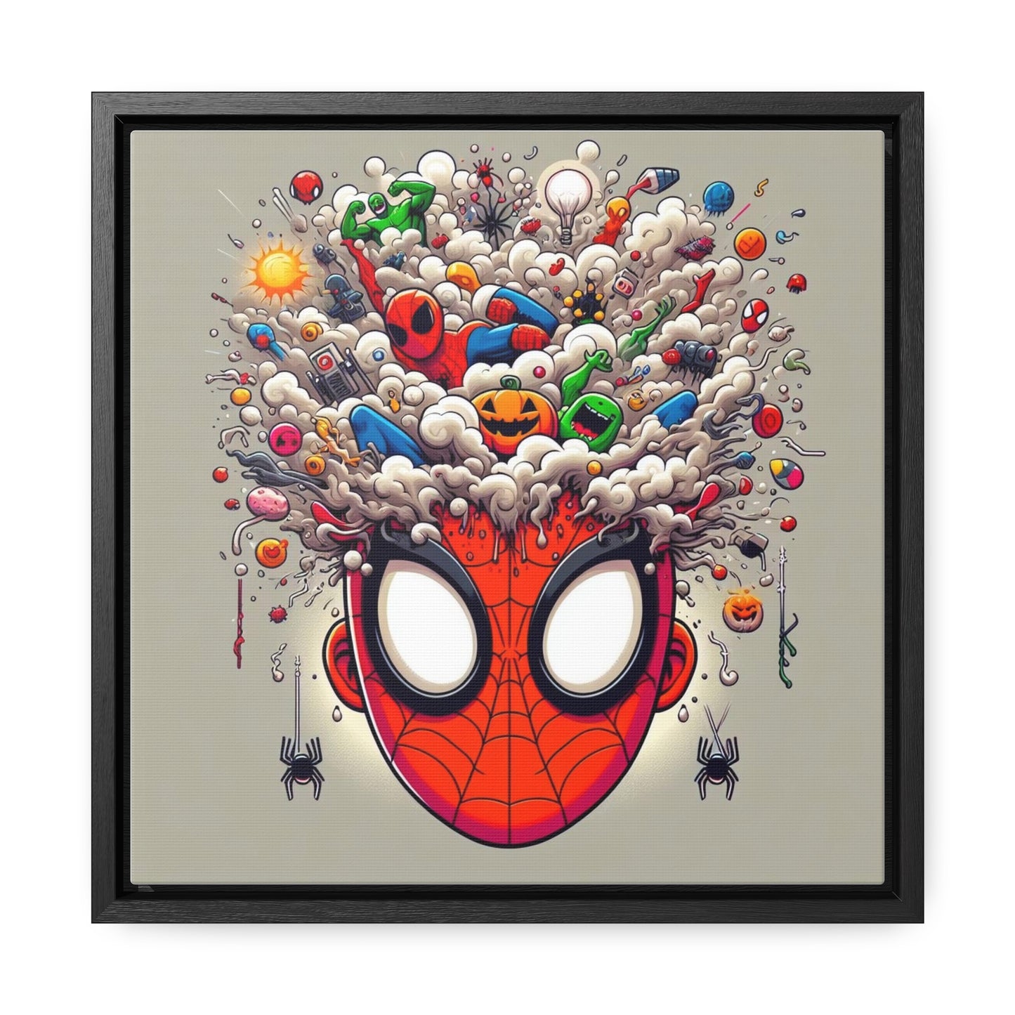 Spidey Pop Canvas Square Frame