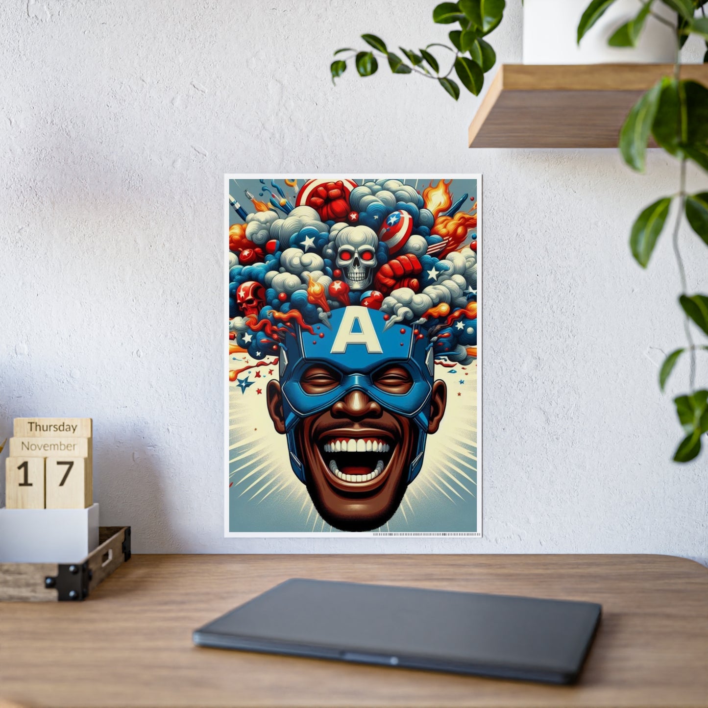 Sam Wilson Captain America Gloss Posters