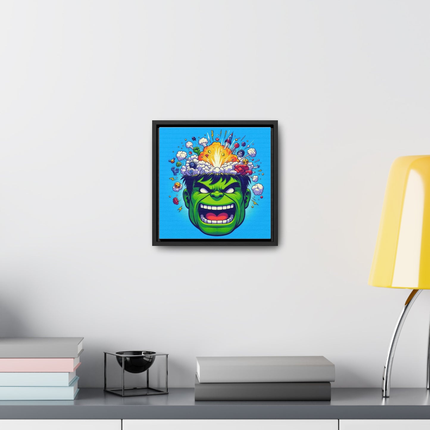 Hulk Pop Canvas Square Frame