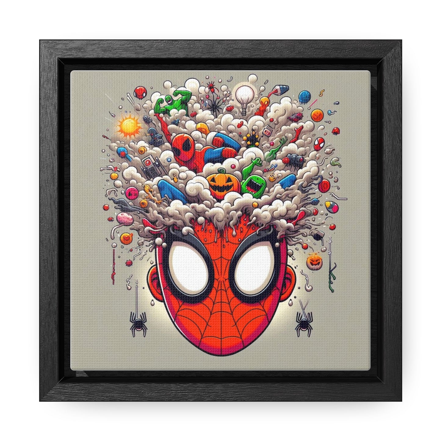 Spidey Pop Canvas Square Frame