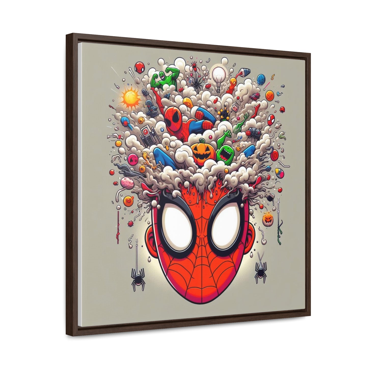 Spidey Pop Canvas Square Frame