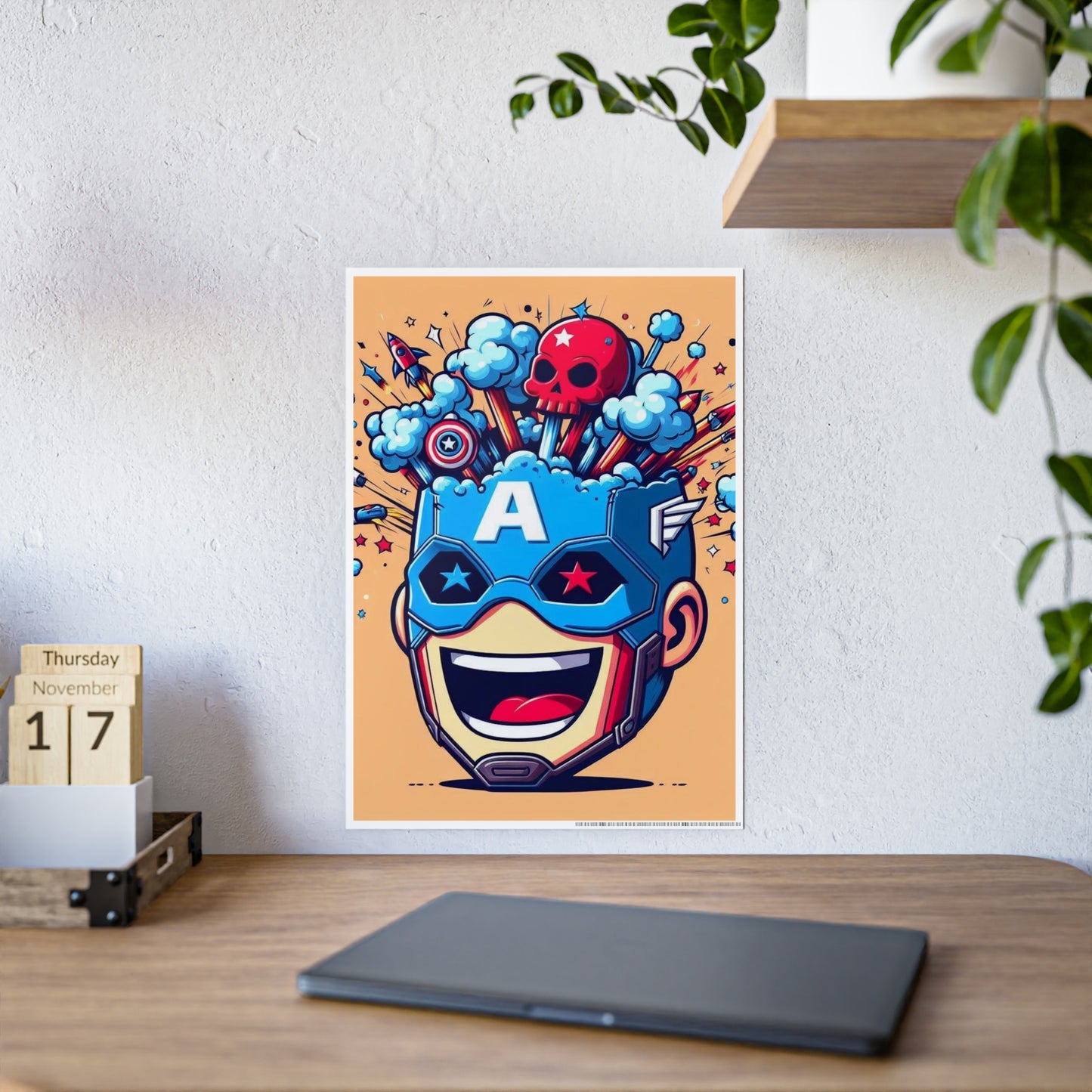 Captain America Pop Gloss Posters