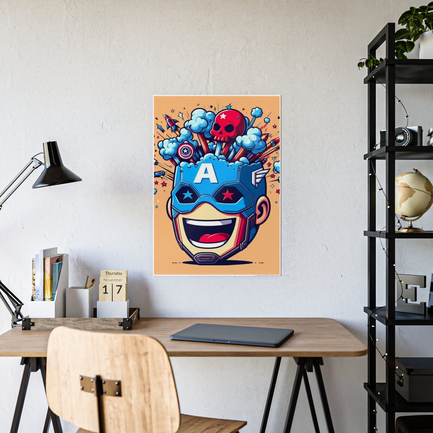 Captain America Pop Gloss Posters