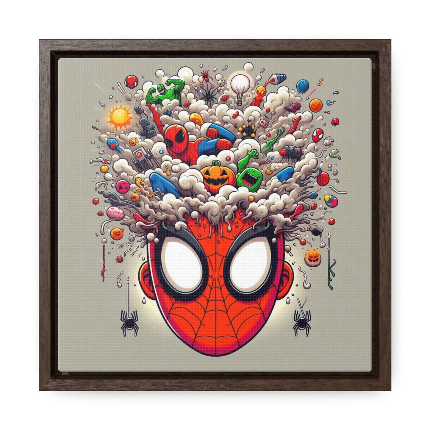 Spidey Pop Canvas Square Frame