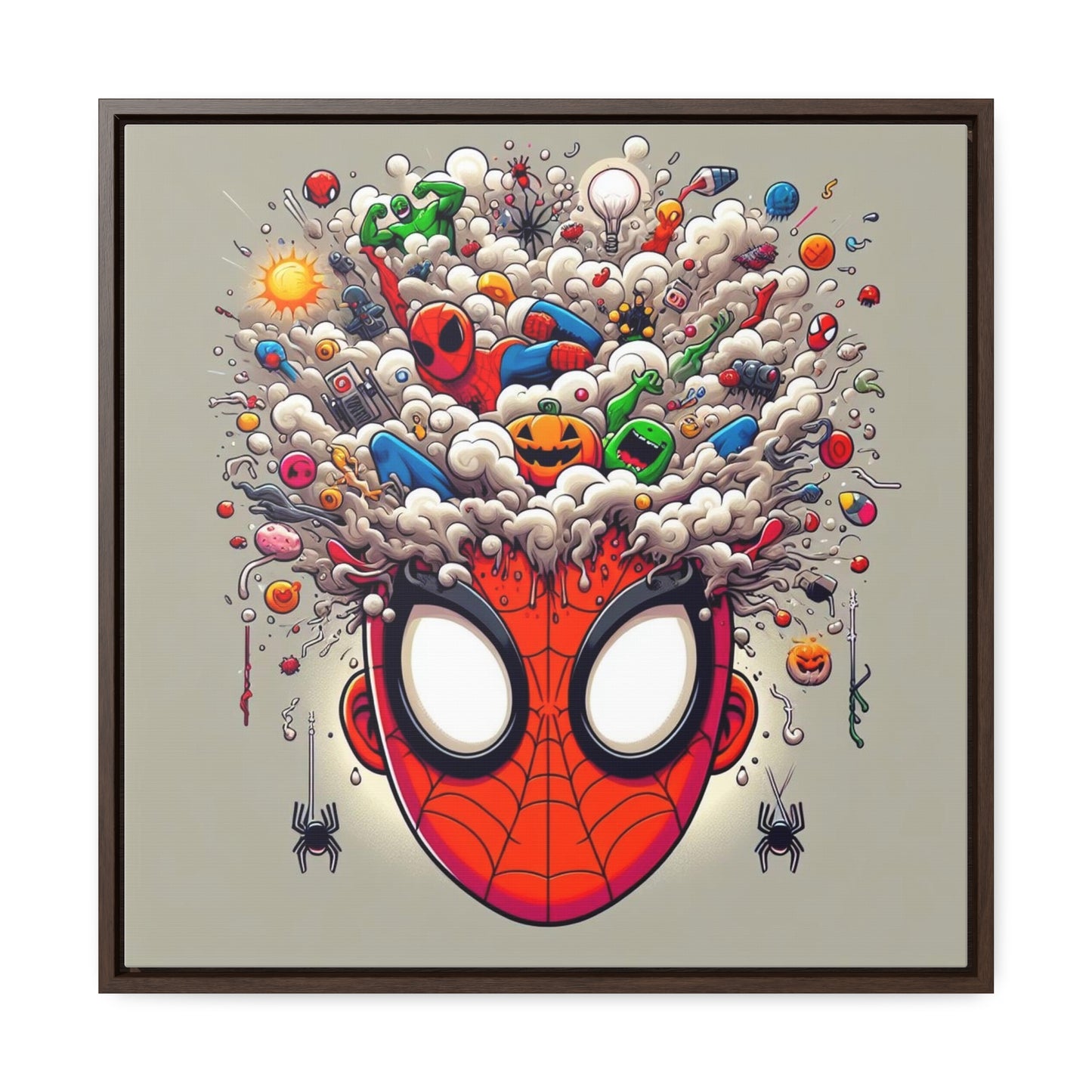 Spidey Pop Canvas Square Frame