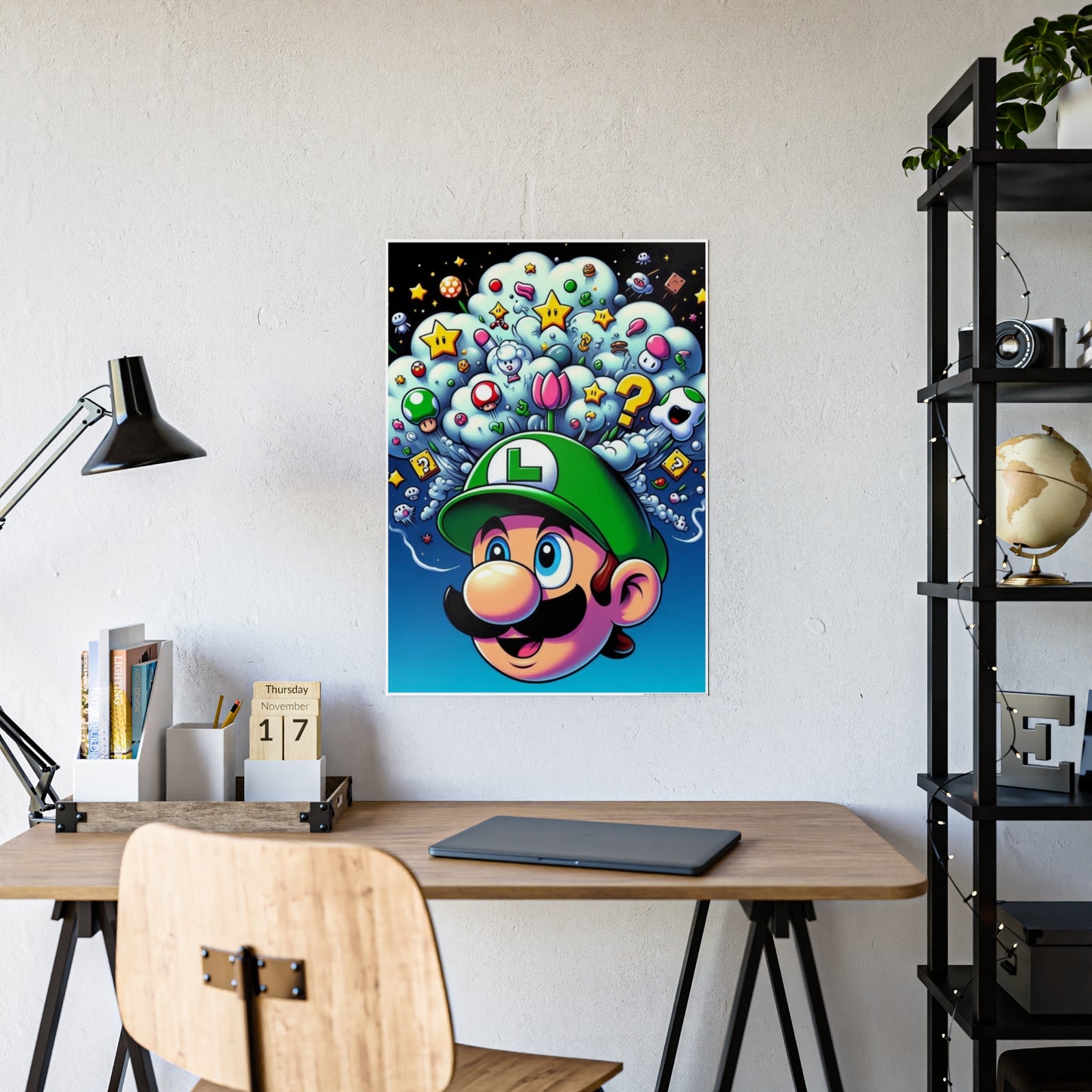 Luigi Pop Gloss Posters