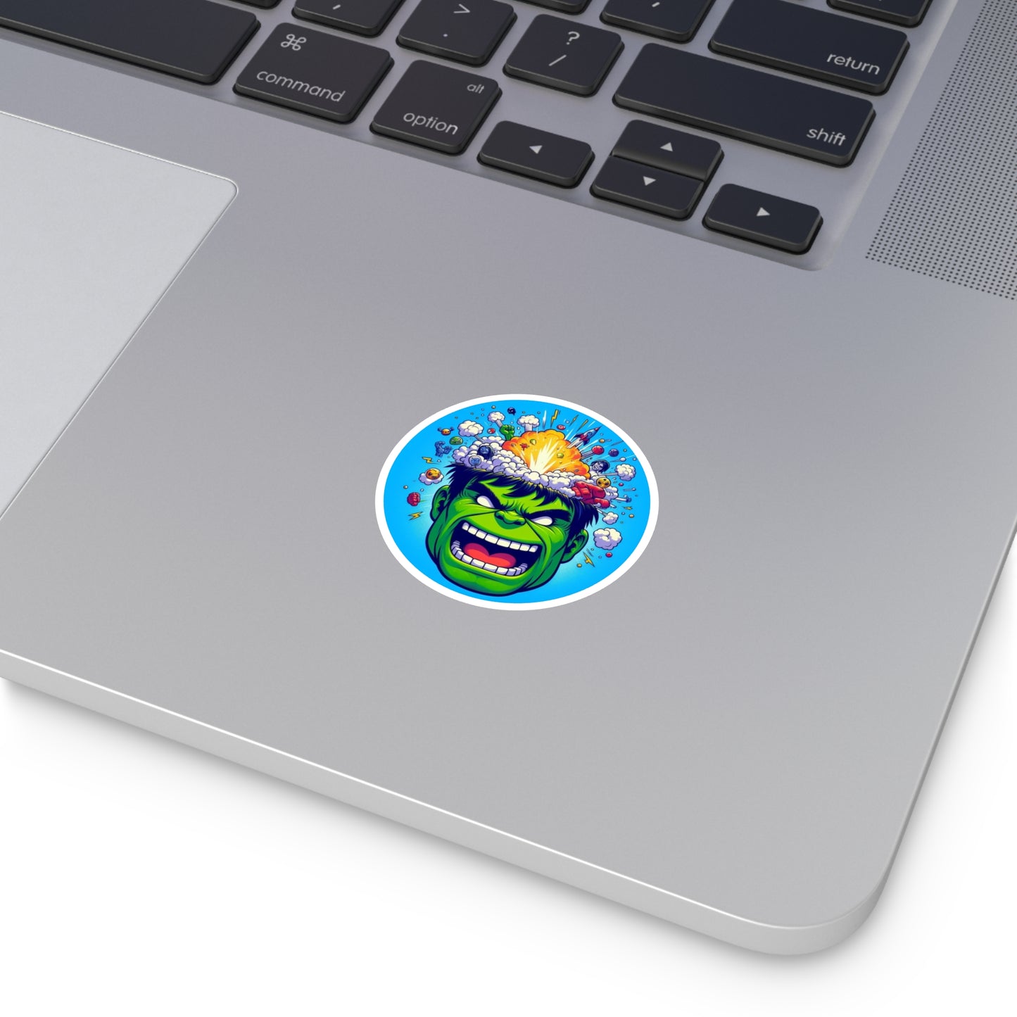 Hulk Smash Round Stickers