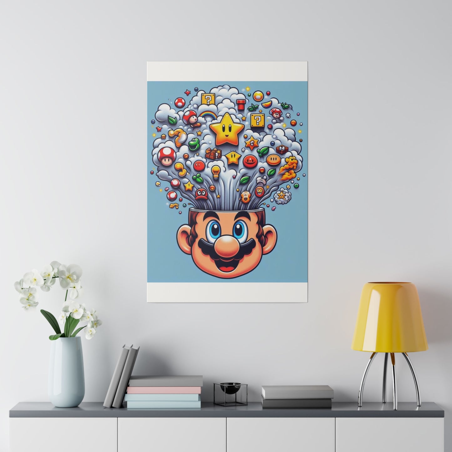Mario Pop Canvas Print
