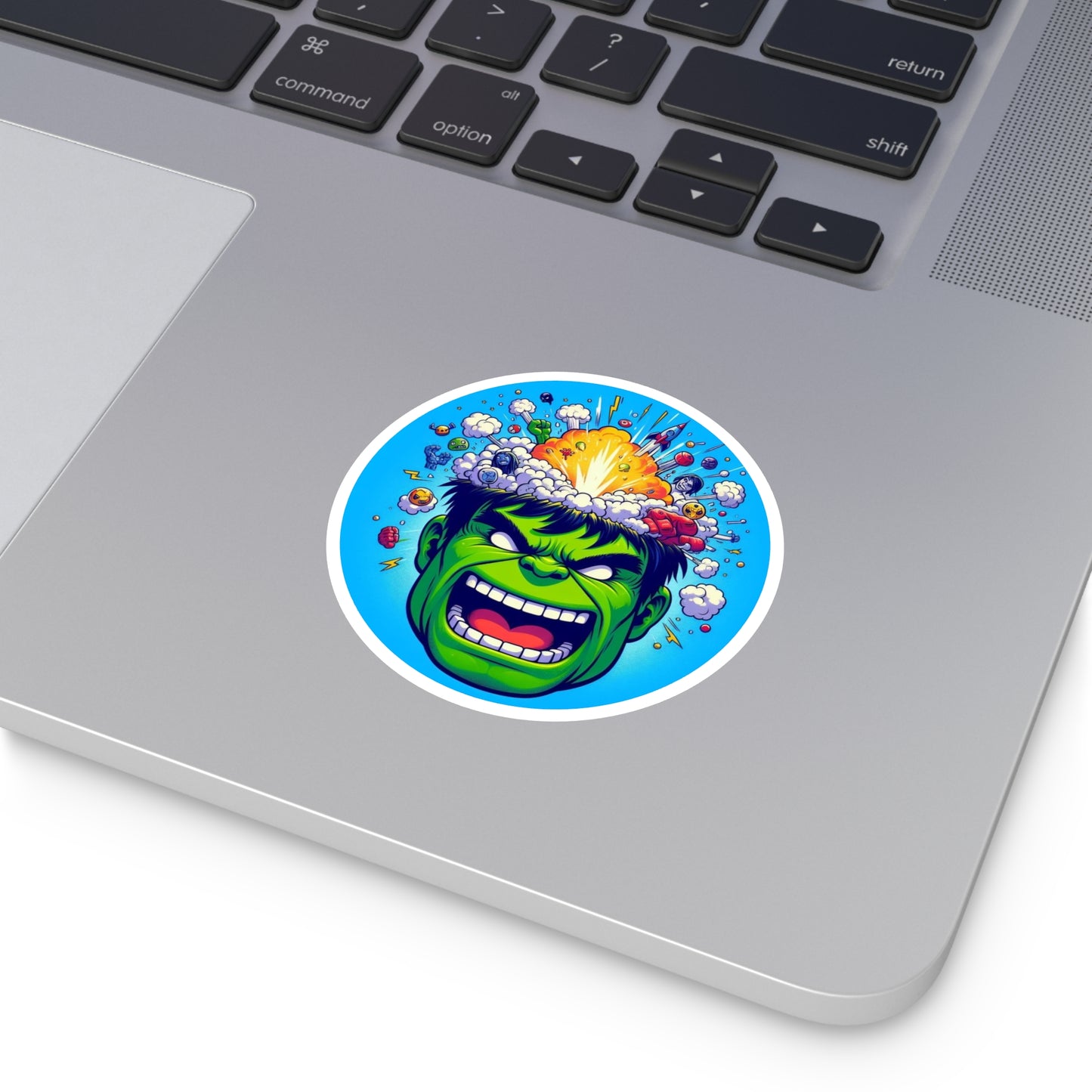 Hulk Smash Round Stickers
