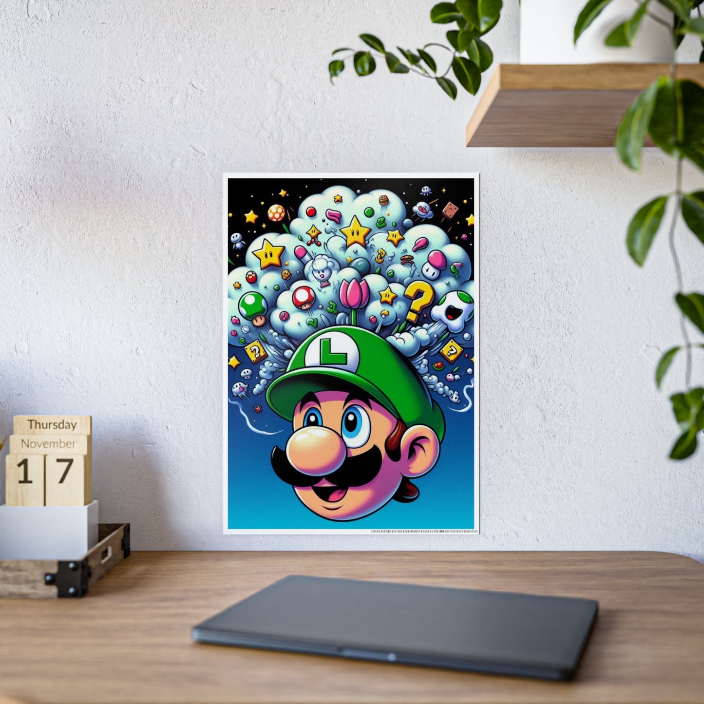 Luigi Pop Gloss Posters