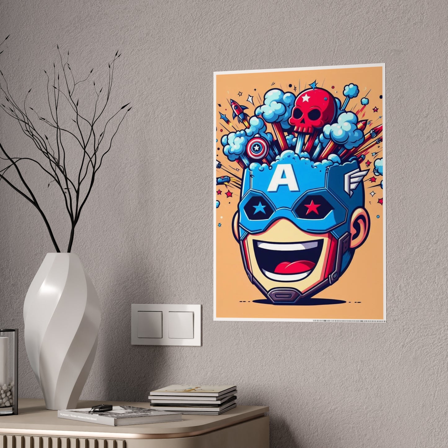 Captain America Pop Gloss Posters