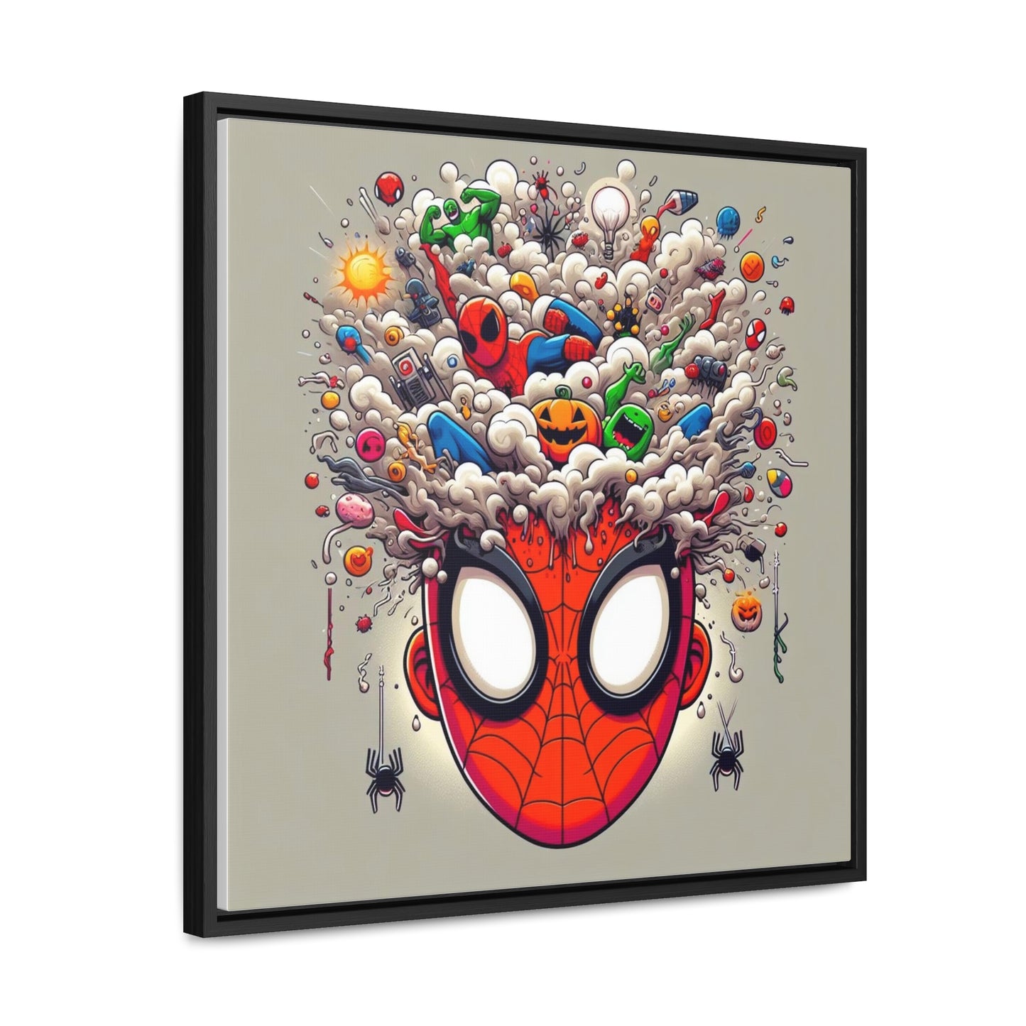 Spidey Pop Canvas Square Frame