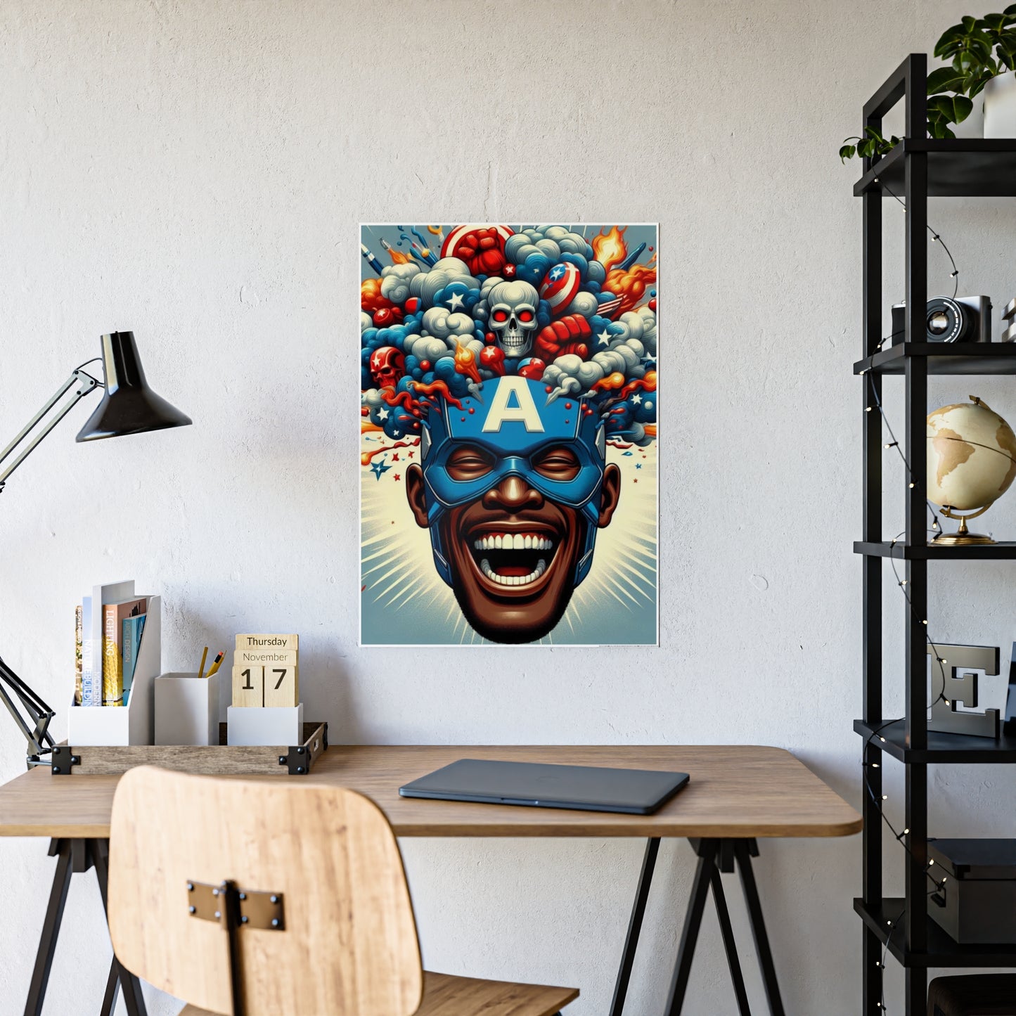 Sam Wilson Captain America Gloss Posters