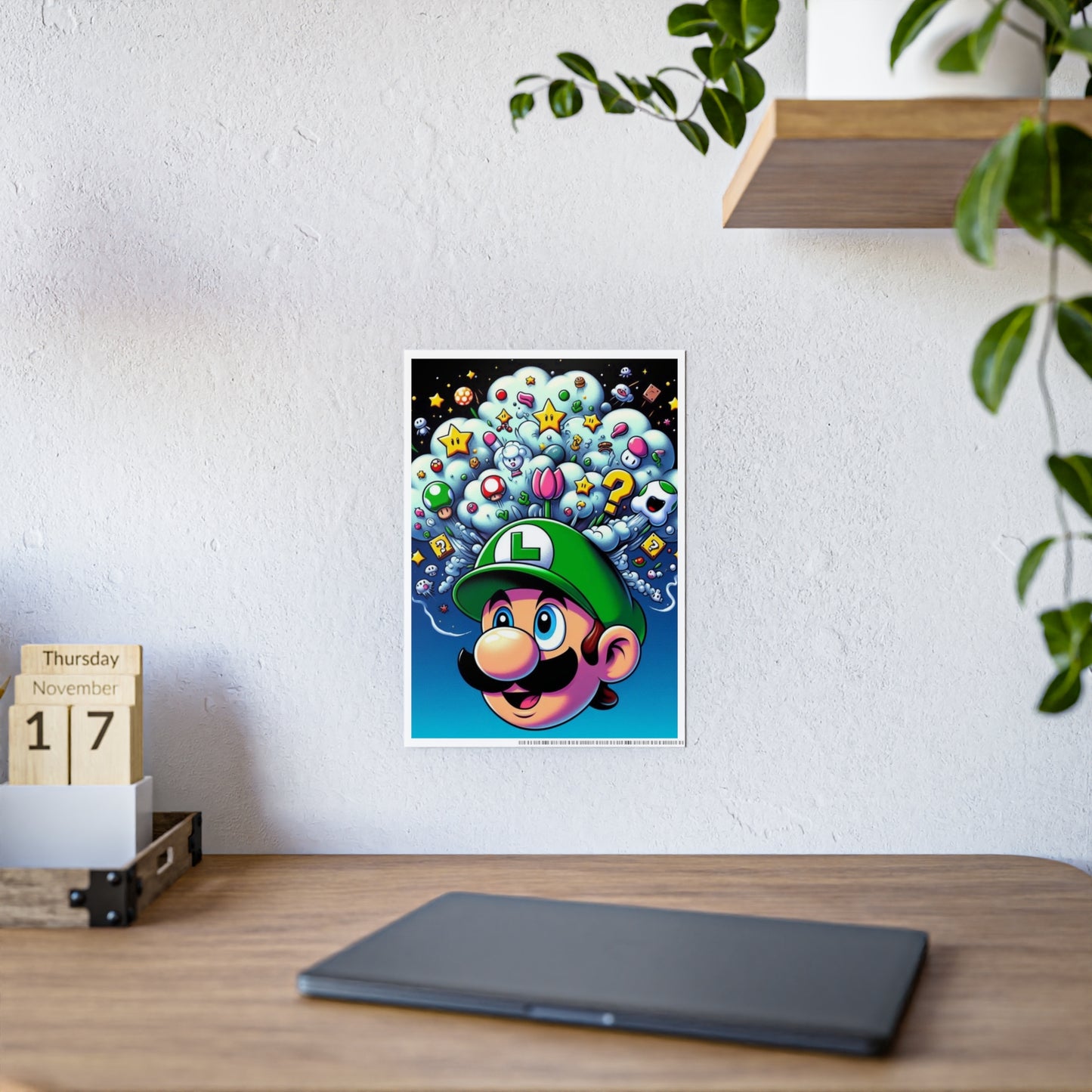 Luigi Pop Gloss Posters
