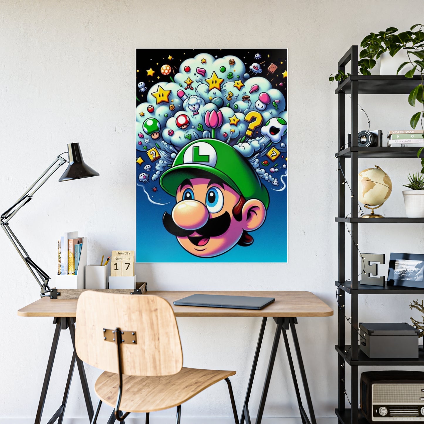 Luigi Pop Gloss Posters