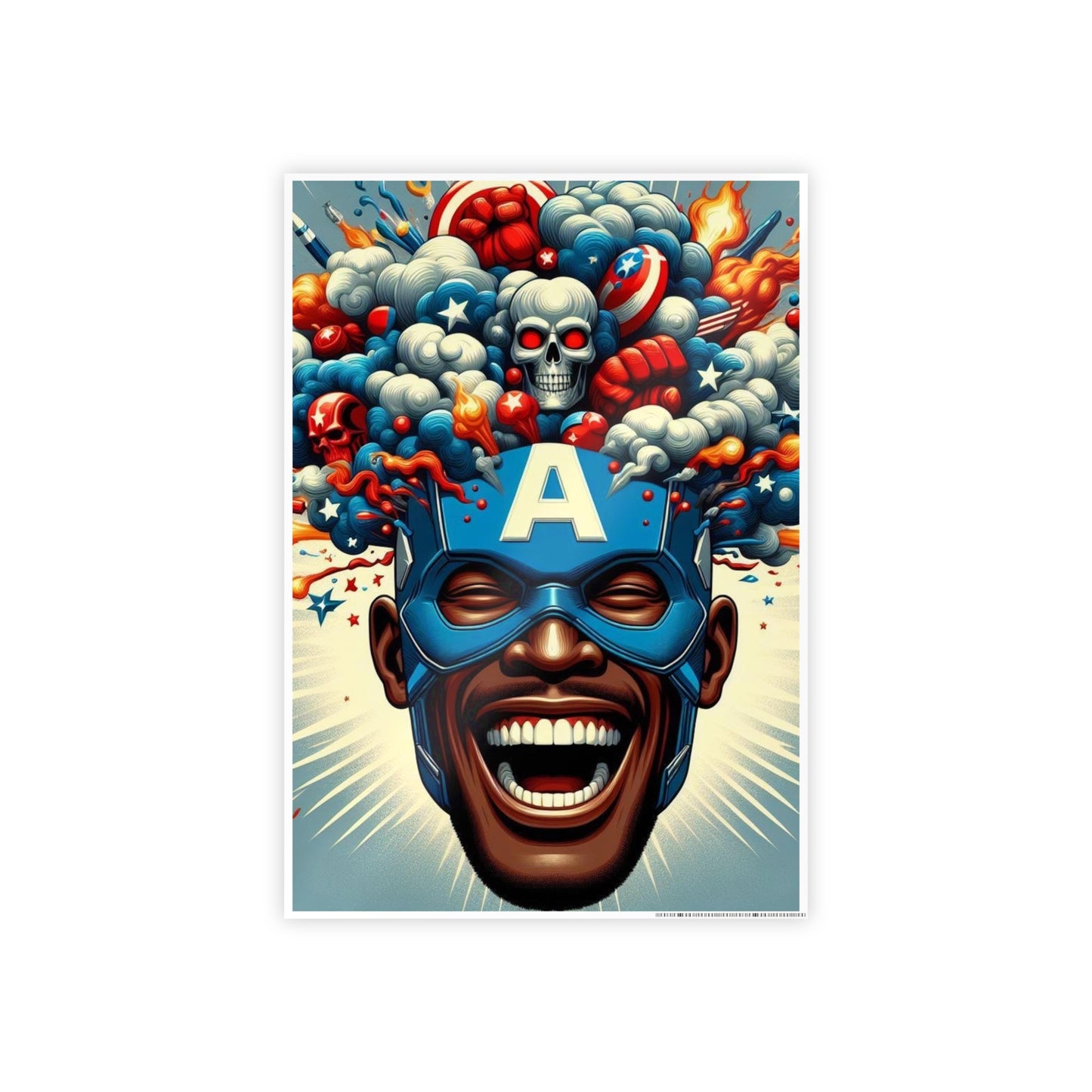 Sam Wilson Captain America Gloss Posters