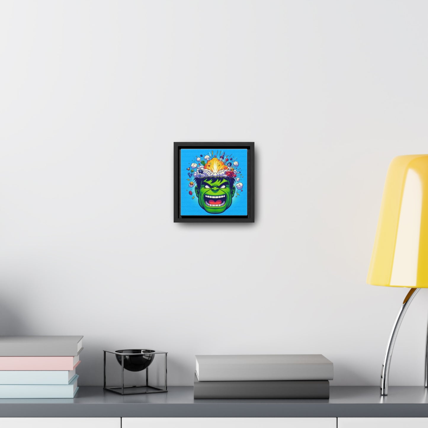 Hulk Pop Canvas Square Frame
