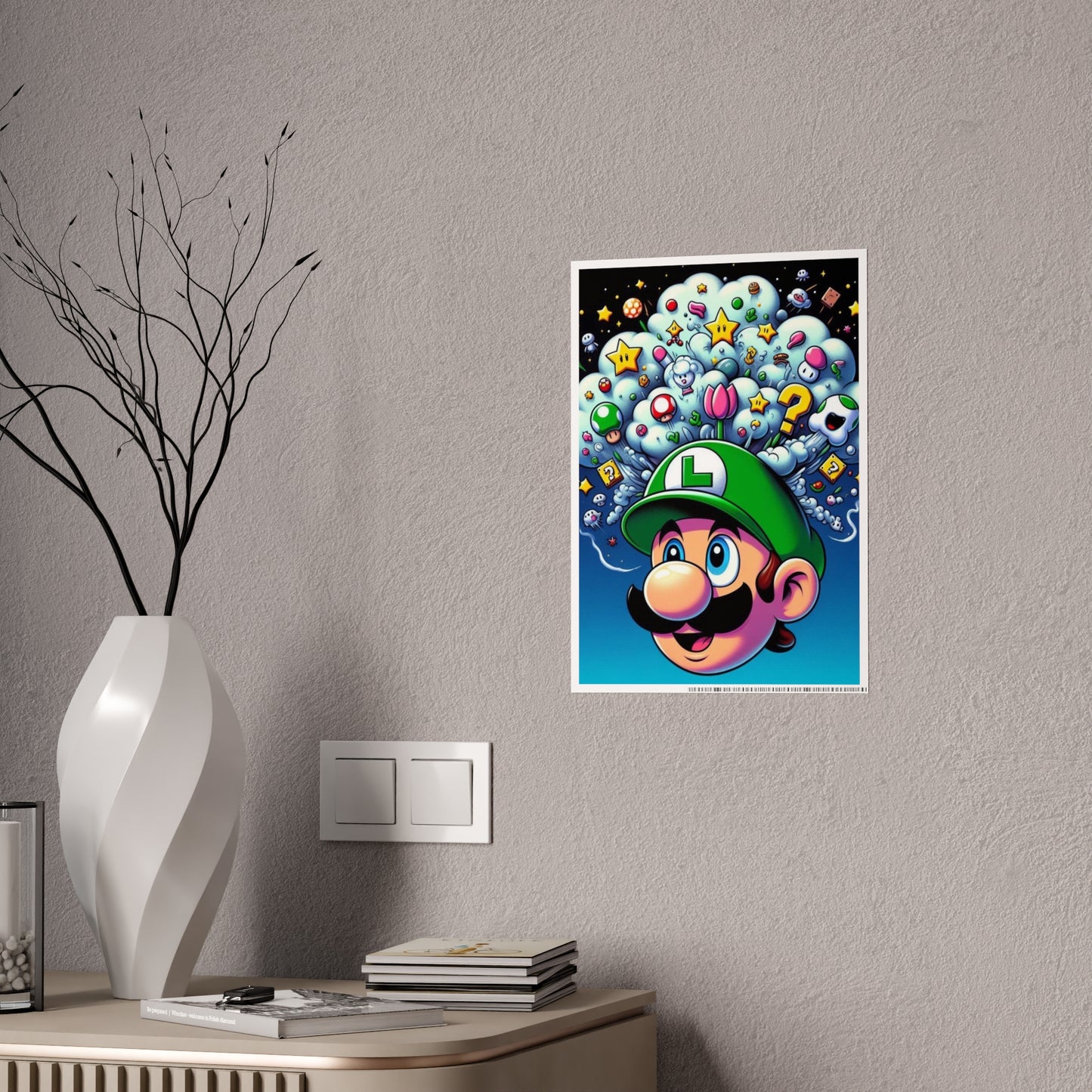 Luigi Pop Gloss Posters