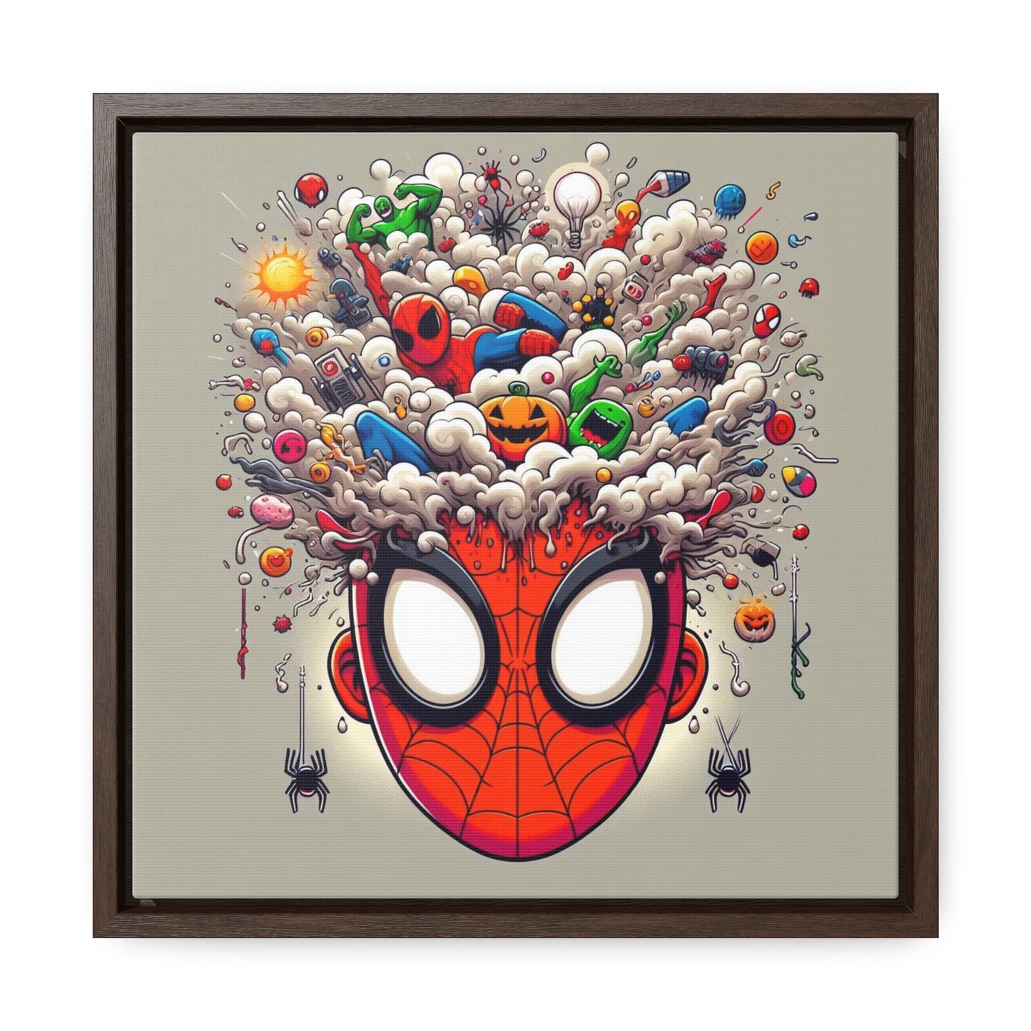 Spidey Pop Canvas Square Frame