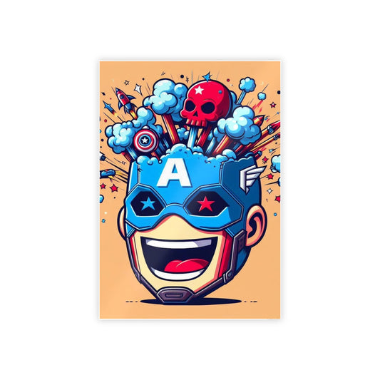 Captain America Pop Gloss Posters