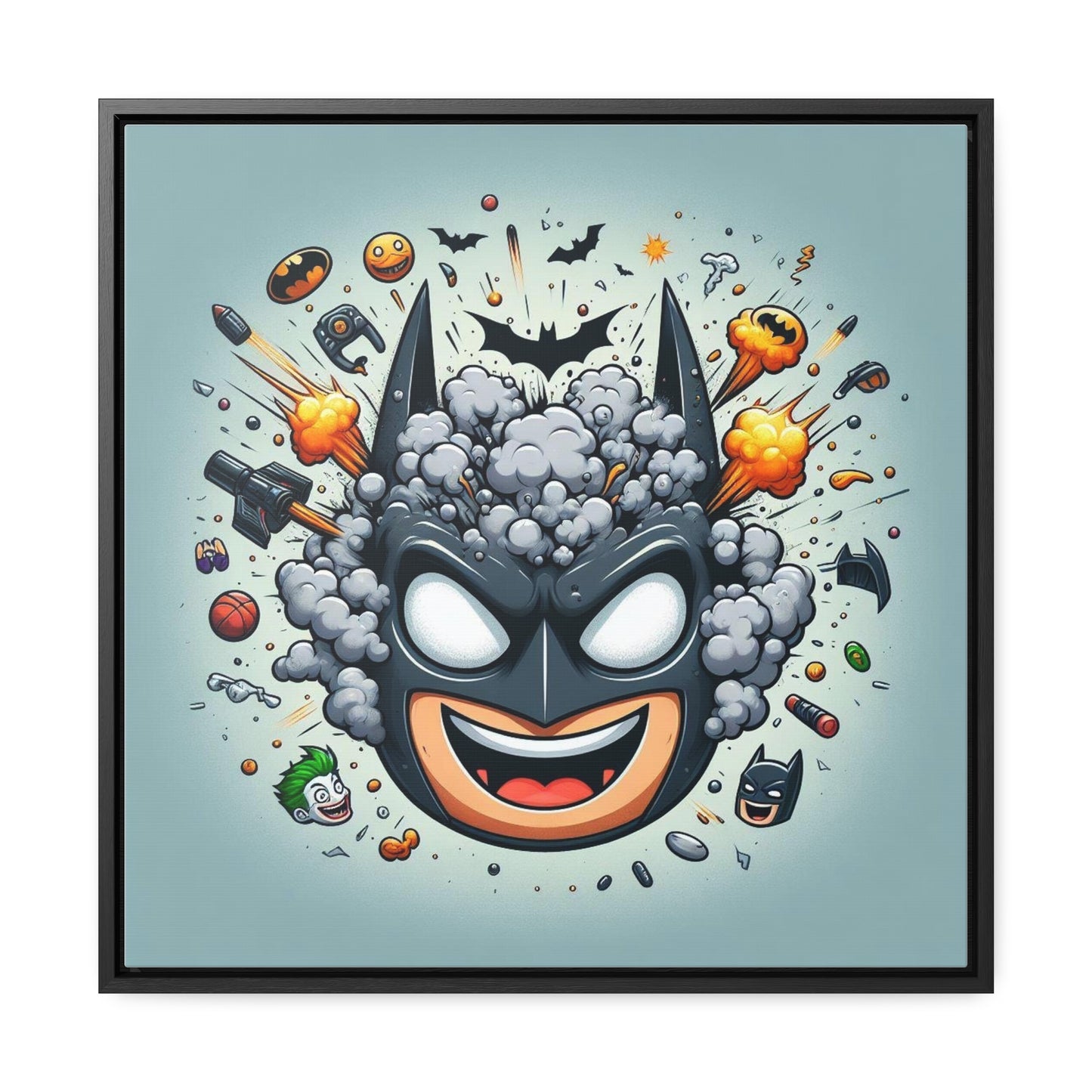 Batman Pop Canvas Square Frame