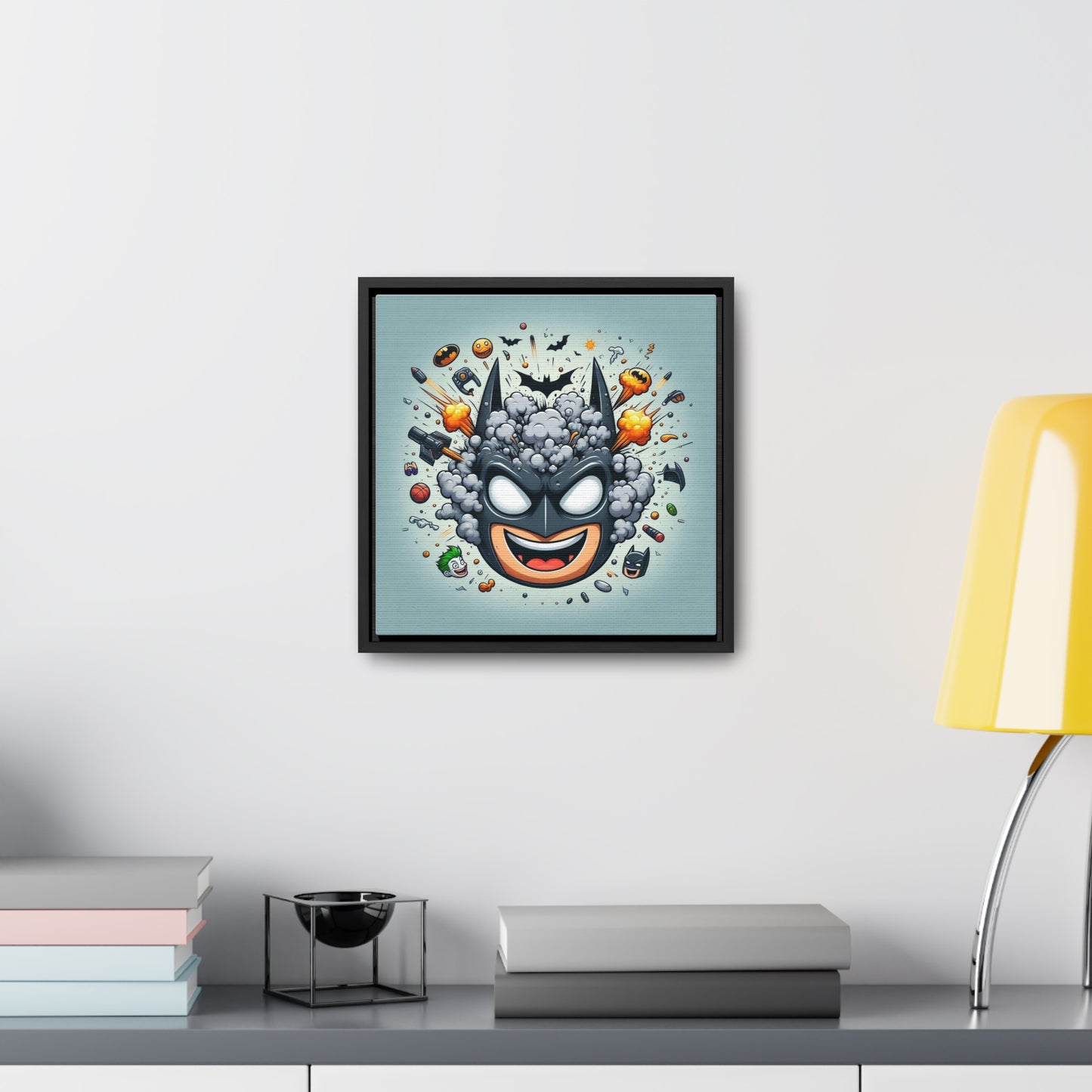 Batman Pop Canvas Square Frame