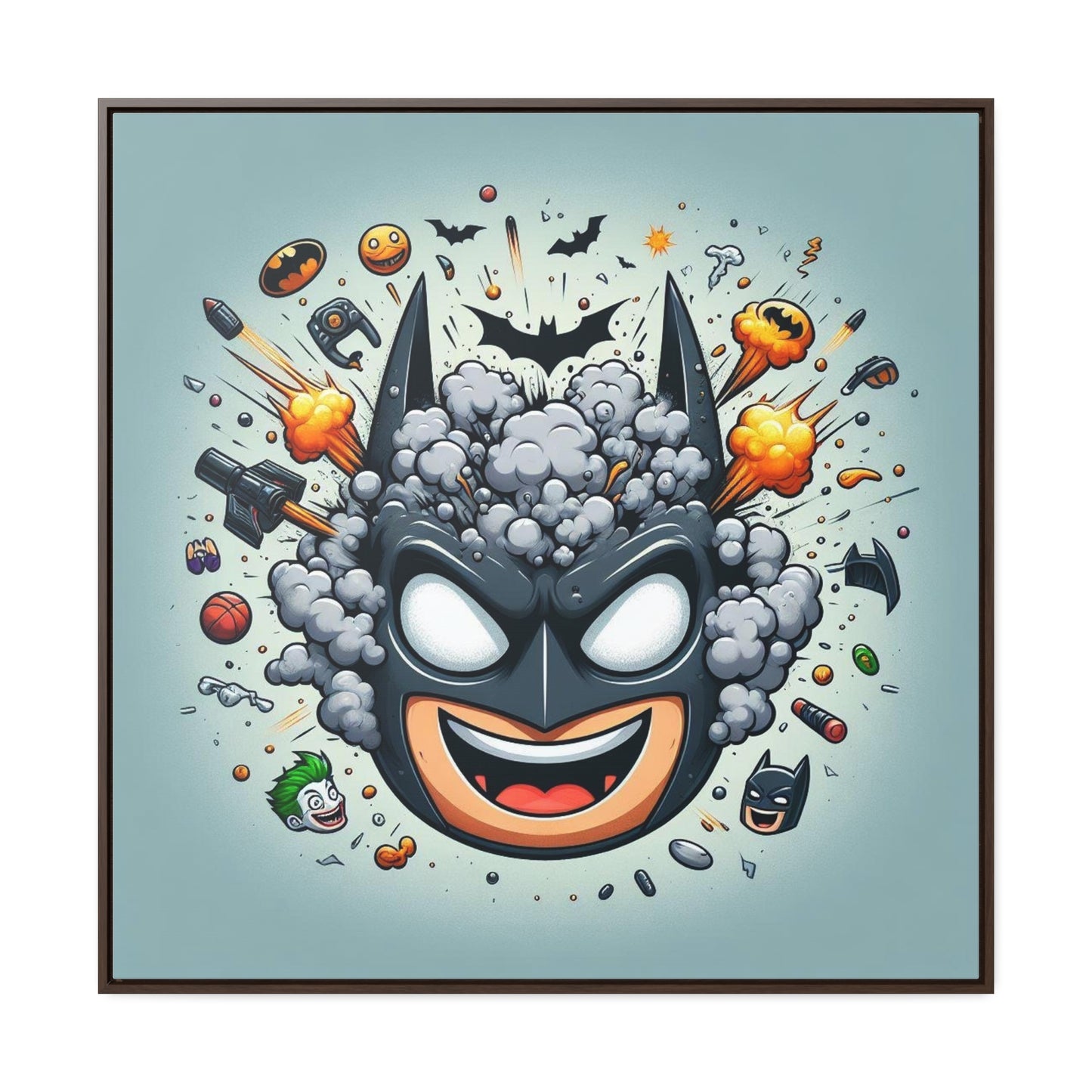 Batman Pop Canvas Square Frame