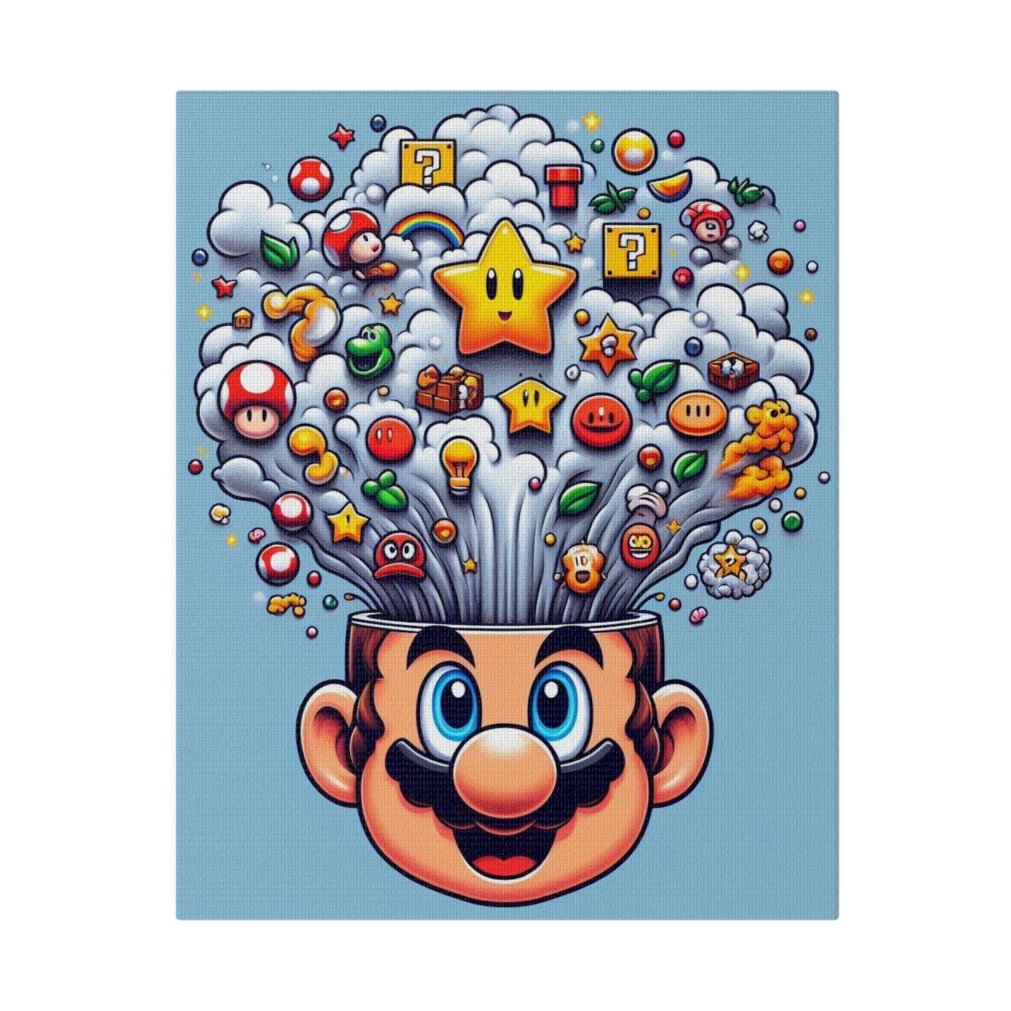 Mario Pop Canvas Print