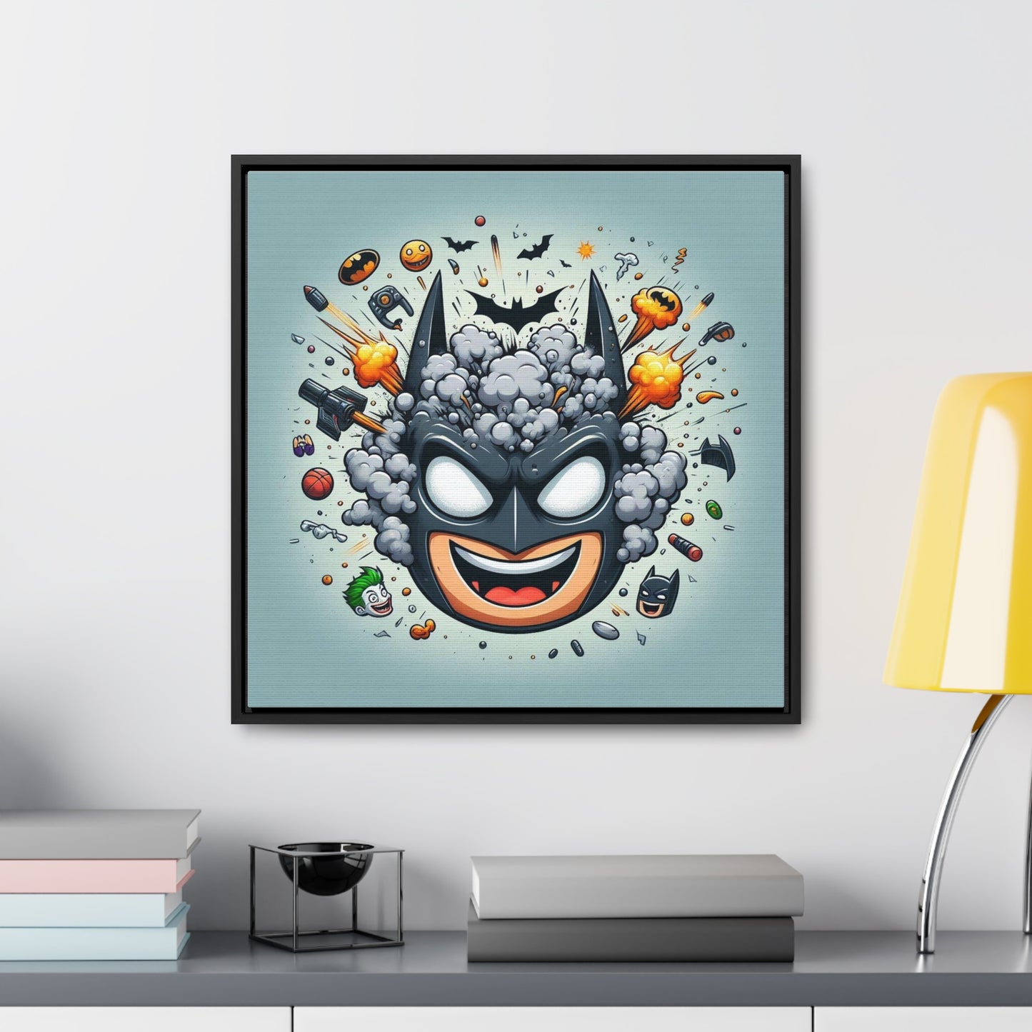 Batman Pop Canvas Square Frame
