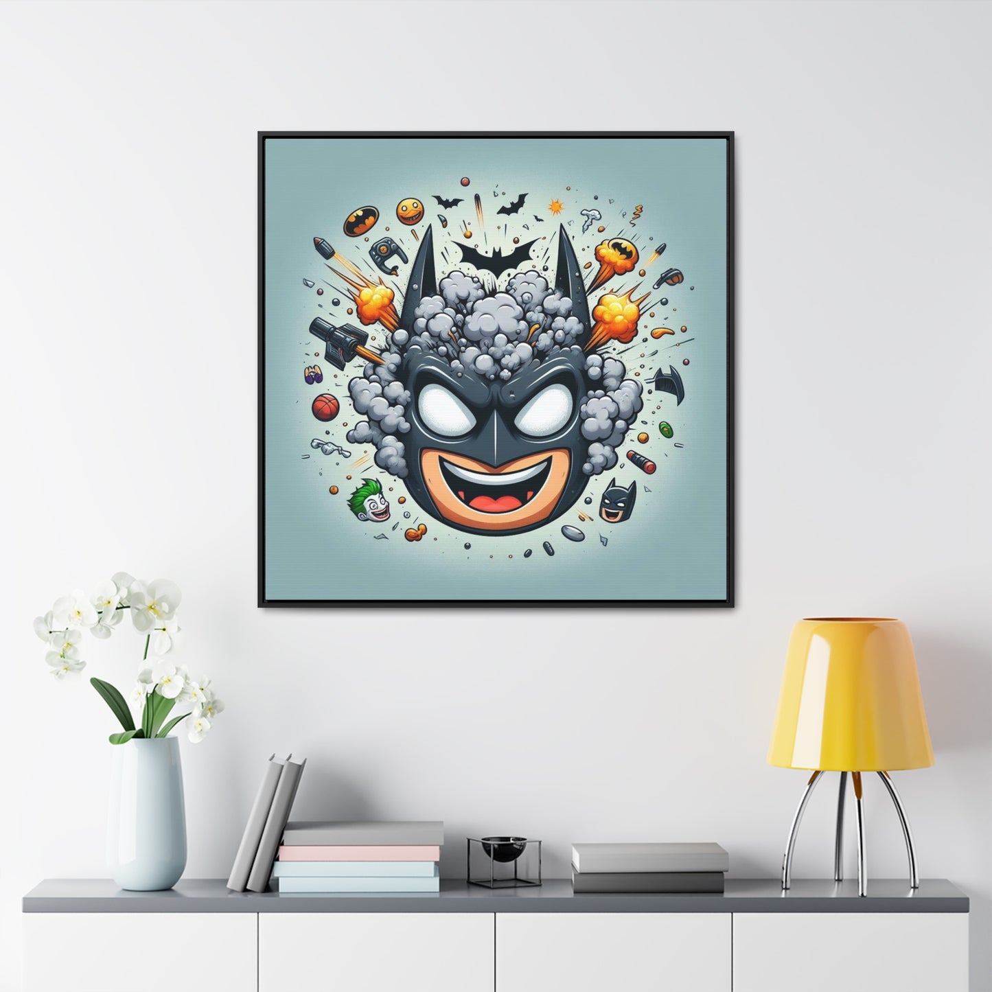 Batman Pop Canvas Square Frame