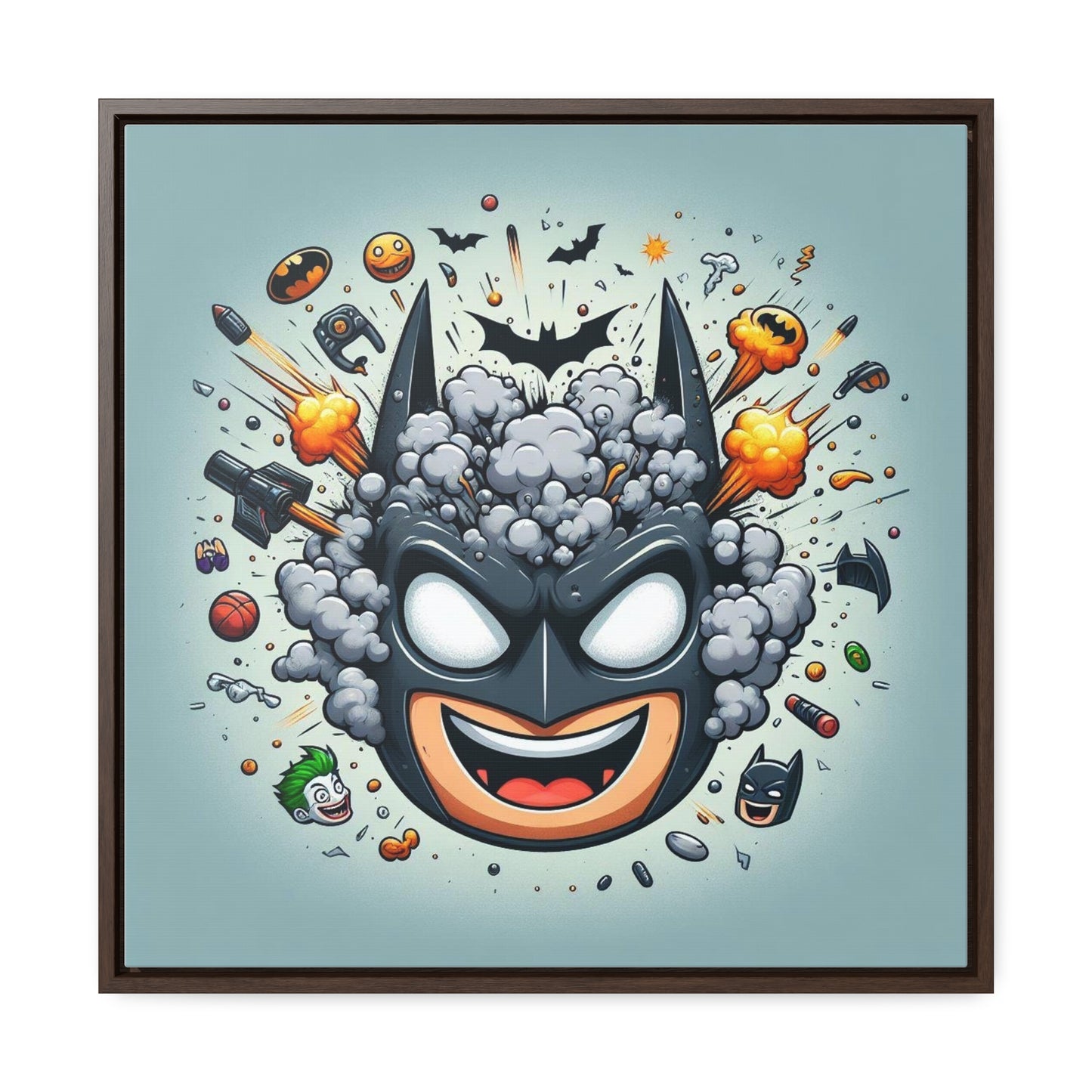 Batman Pop Canvas Square Frame
