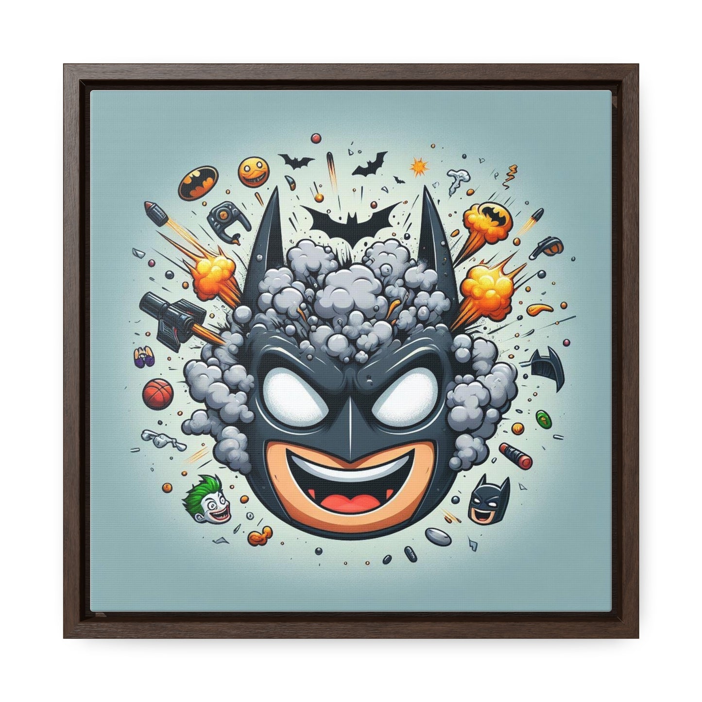 Batman Pop Canvas Square Frame