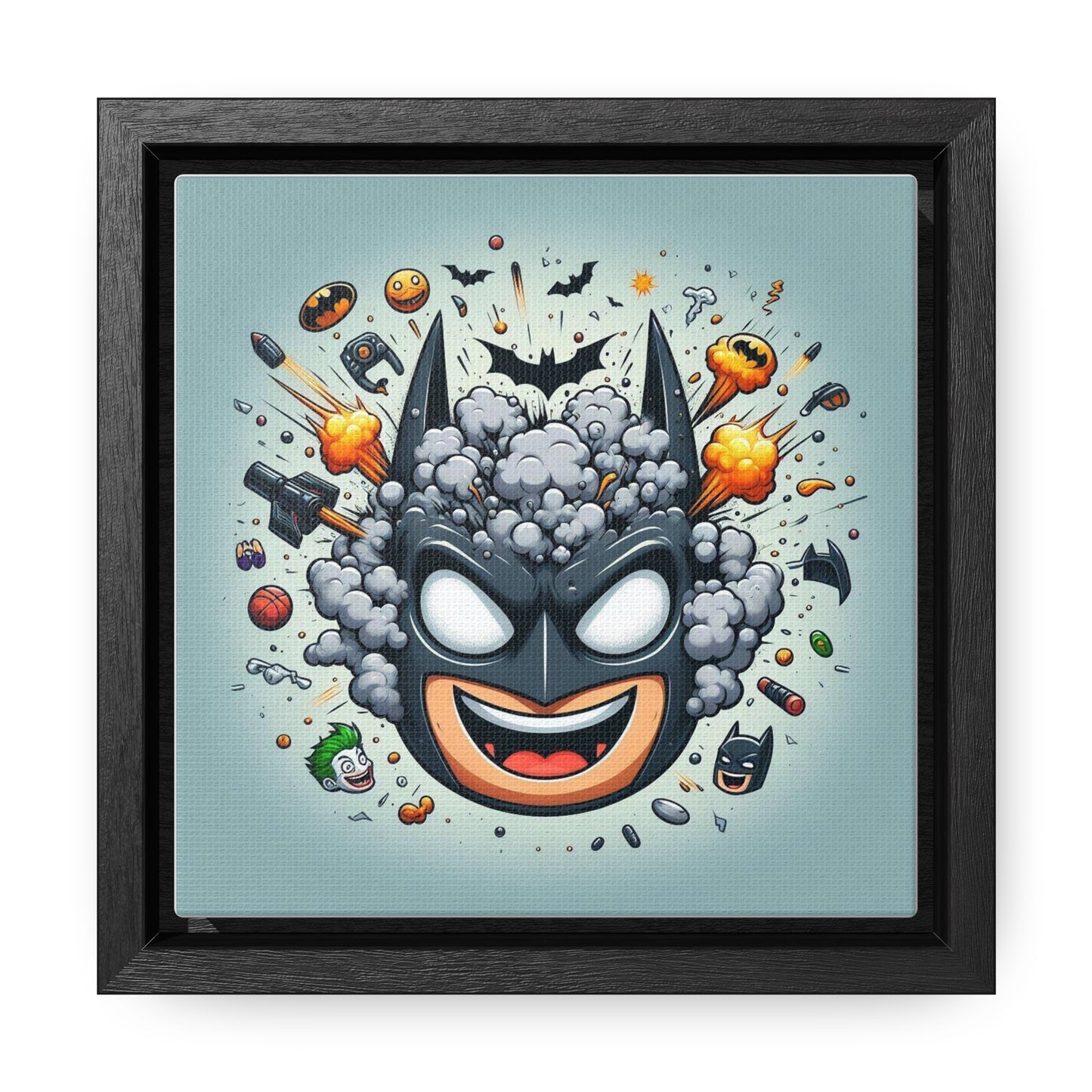 Batman Pop Canvas Square Frame