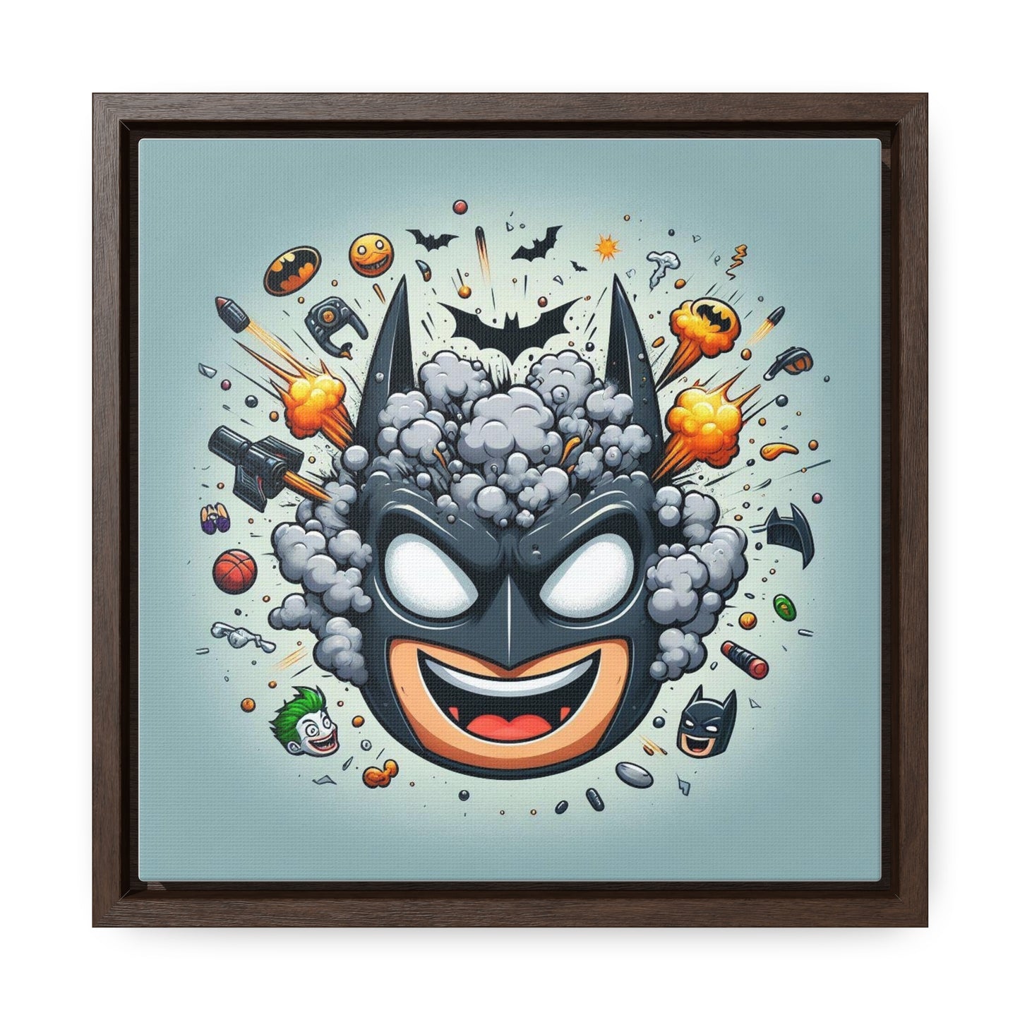 Batman Pop Canvas Square Frame